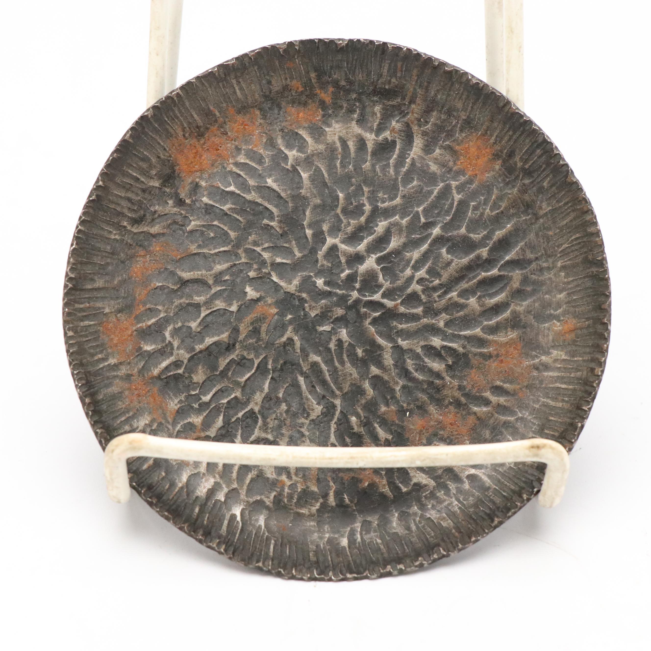 Cherokee Bigmeat Carved Wedding Vase with Beaux Arts Candle Stand