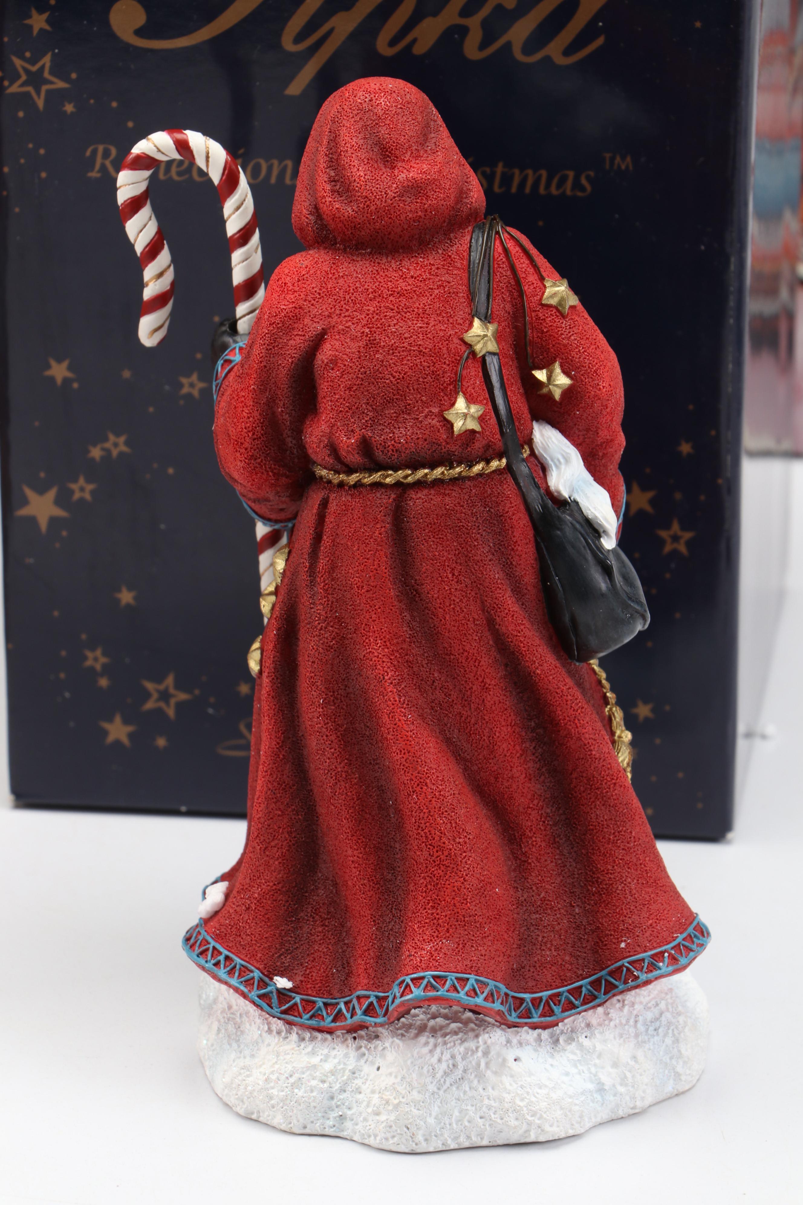 Ltd. Ed. Pipka "Candy Cane Claus" Resin Santa with Collector's Club Kits