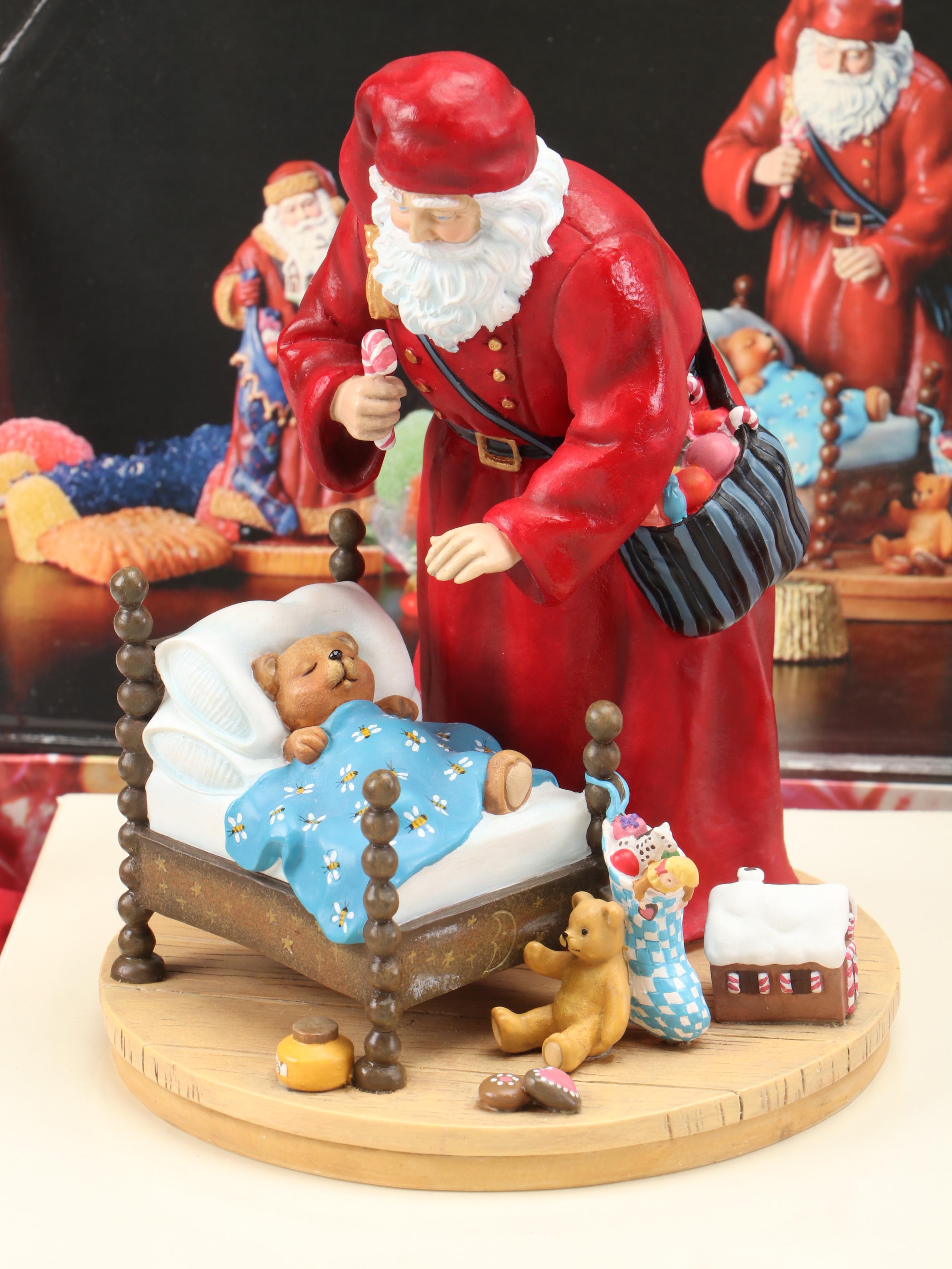 Ltd. Ed. Pipka "Candy Cane Claus" Resin Santa with Collector's Club Kits