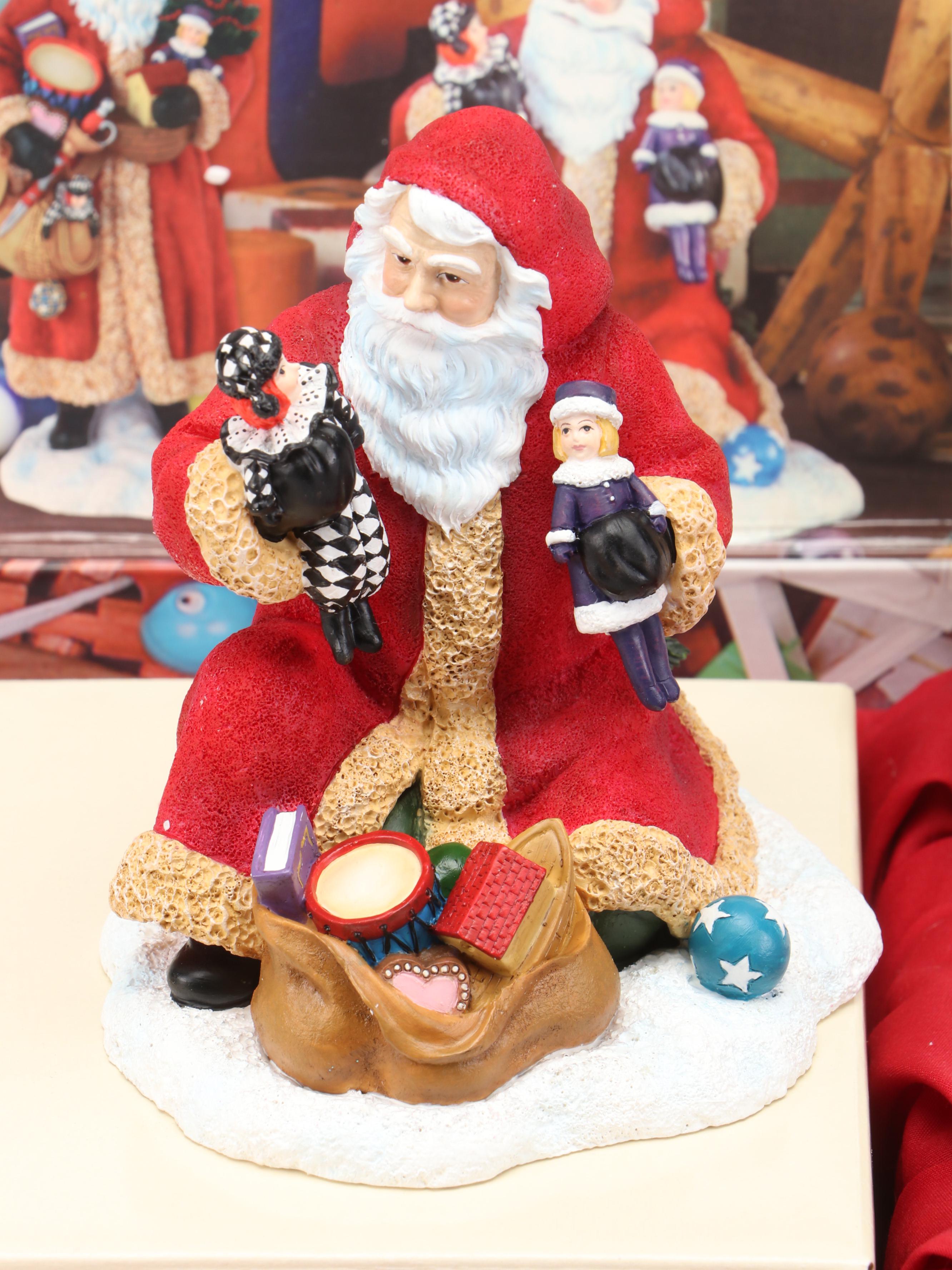 Ltd. Ed. Pipka "Candy Cane Claus" Resin Santa with Collector's Club Kits