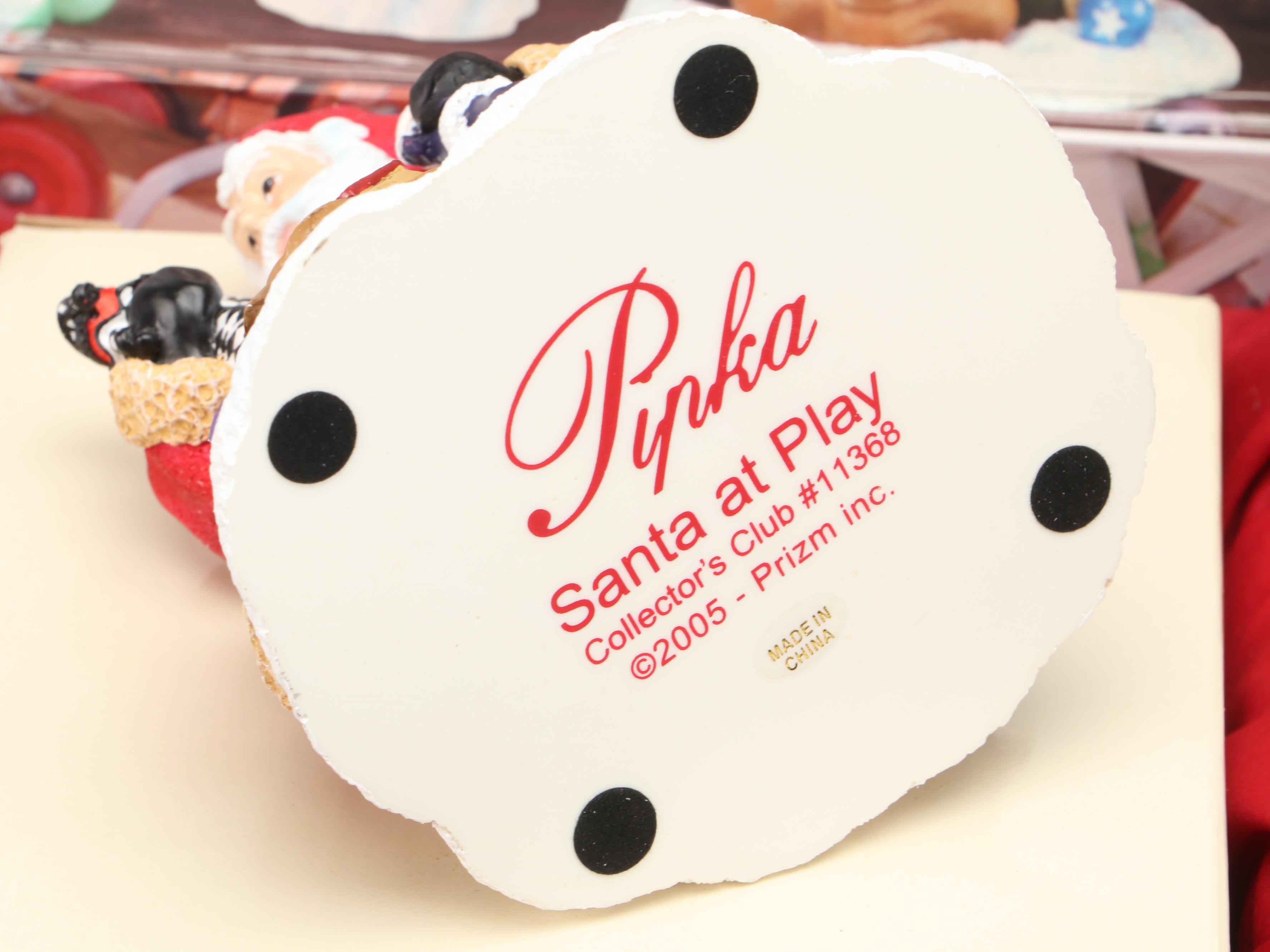 Ltd. Ed. Pipka "Candy Cane Claus" Resin Santa with Collector's Club Kits