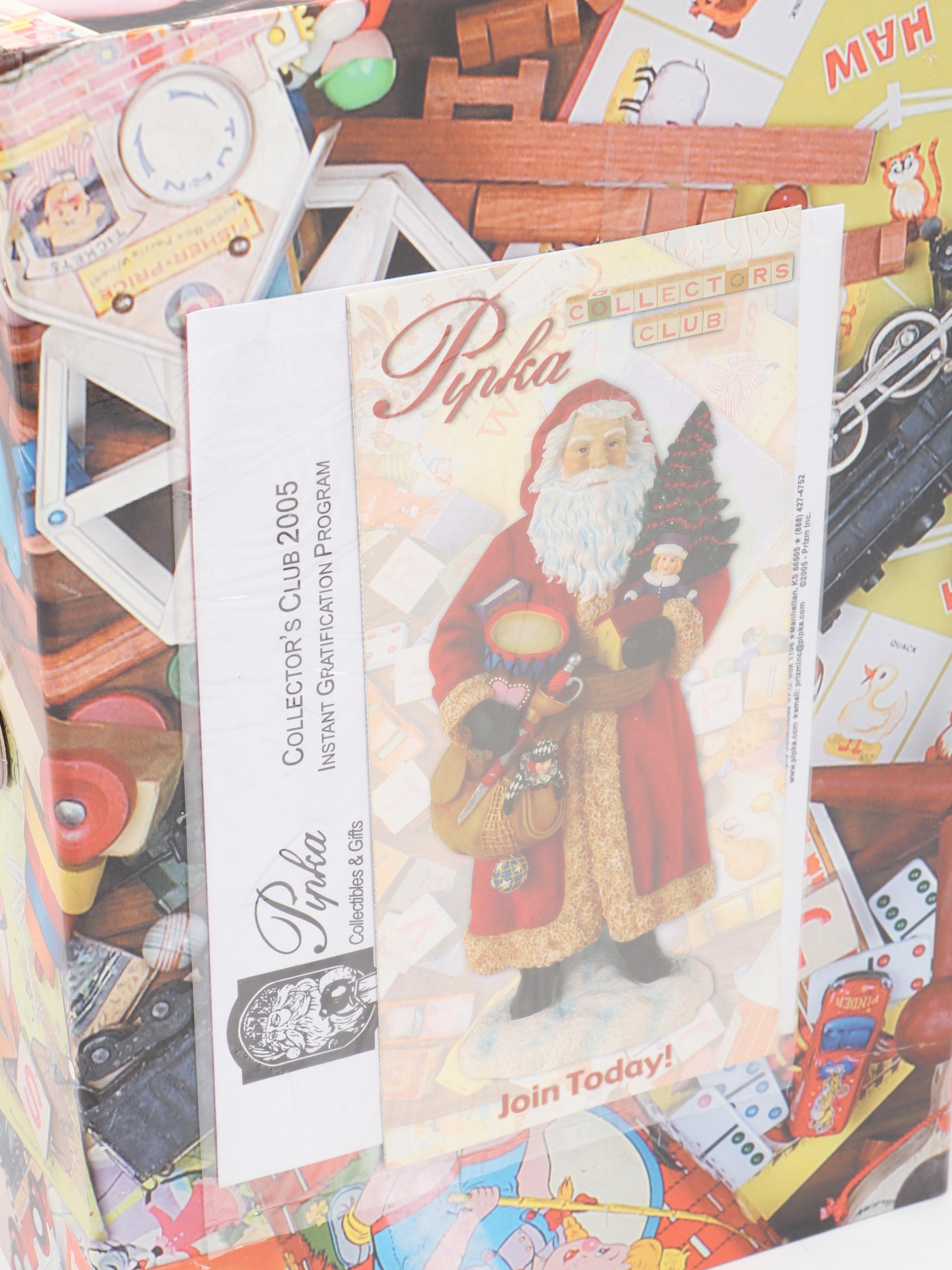 Ltd. Ed. Pipka "Candy Cane Claus" Resin Santa with Collector's Club Kits