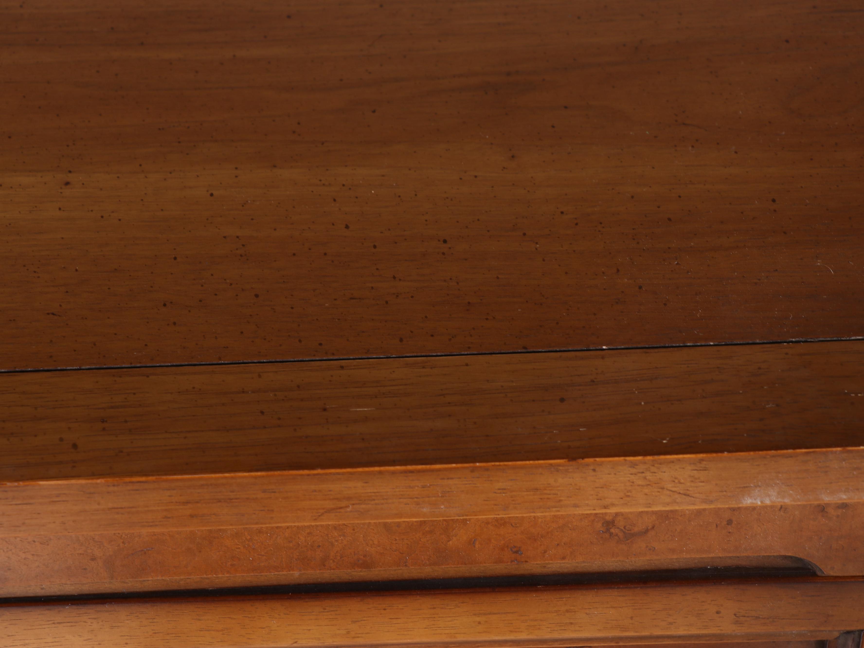 Walnut Five-Drawer Chest, Mid-20th Century