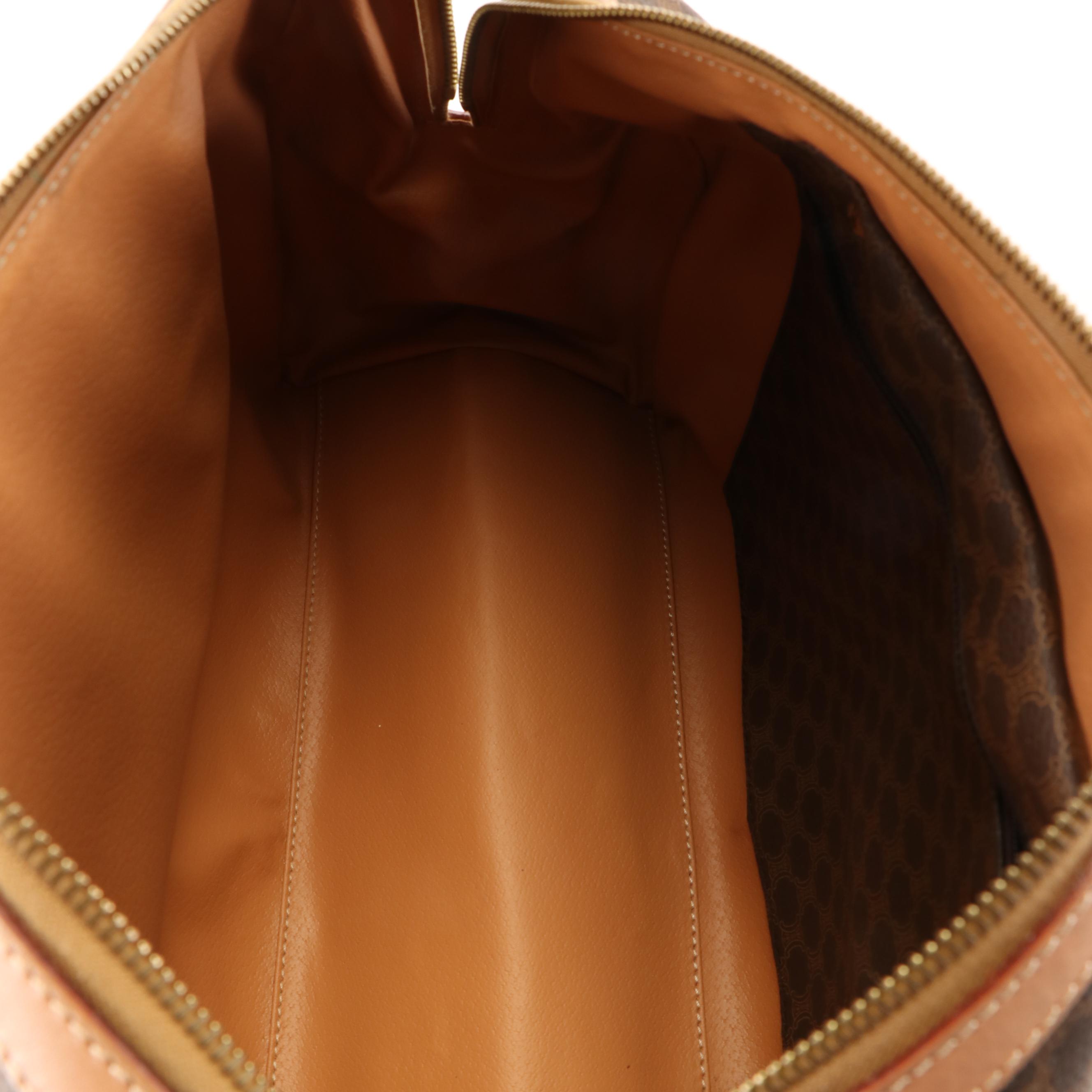 Celine Macadam Boston Bag in Coated Canvas