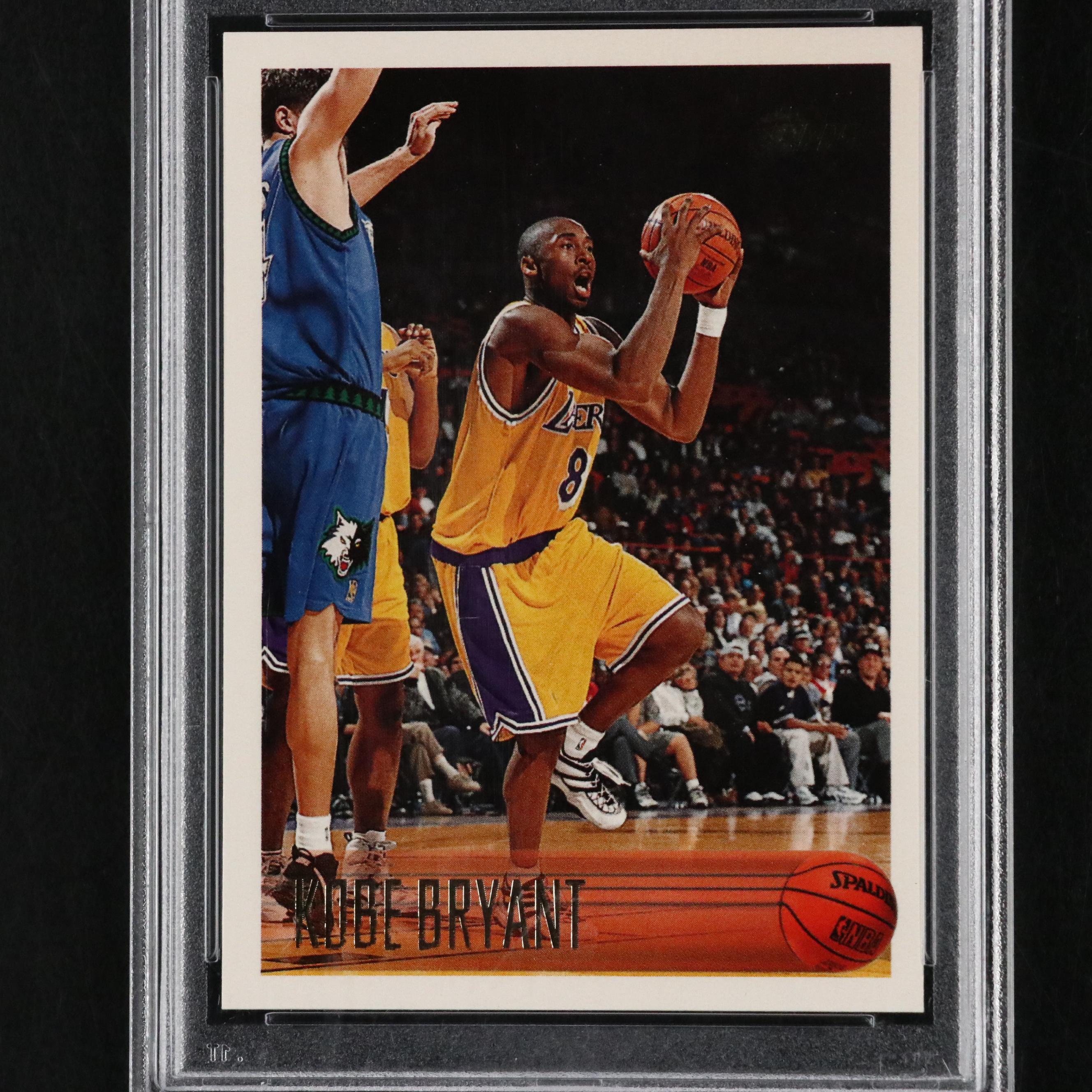 1996 Topps Kobe Bryant Rookie Card #138 Graded PSA 9