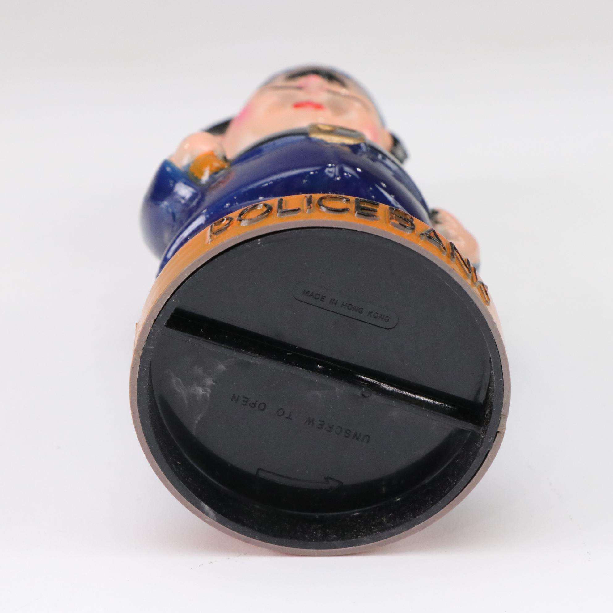 Mid Century "Super Policeman" and Other Coin Banks