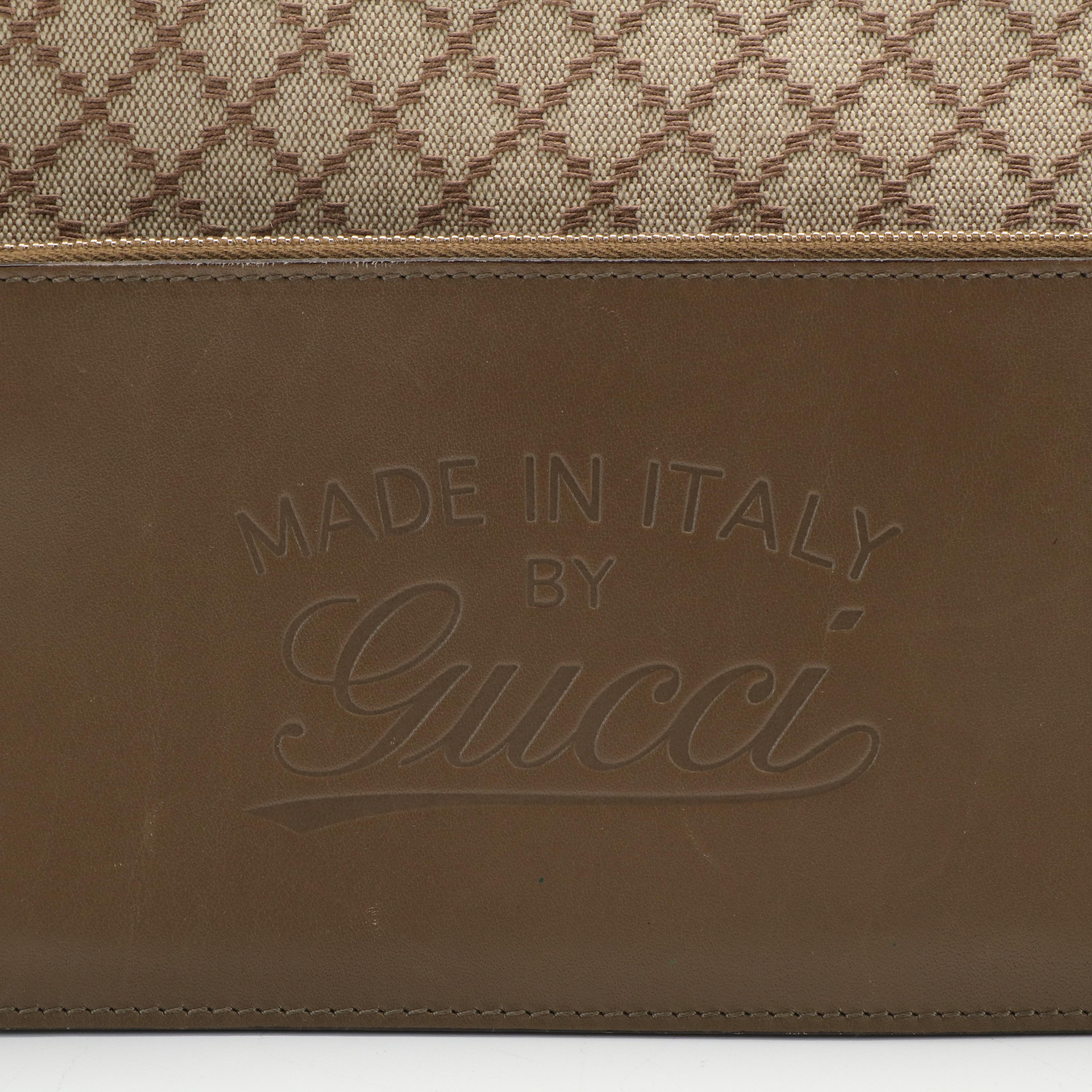 Gucci Diamante Tote Bag in Canvas and Leather