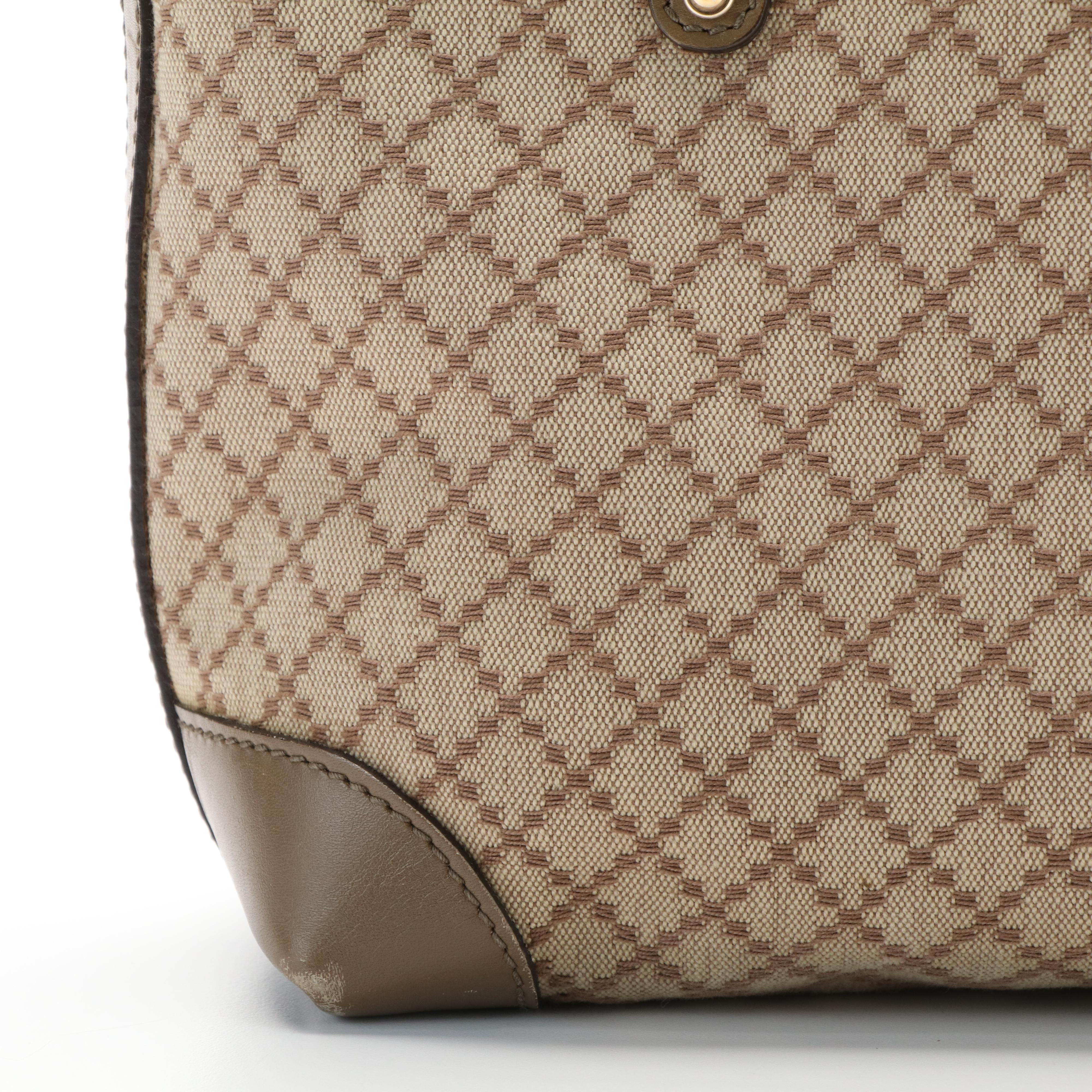 Gucci Diamante Tote Bag in Canvas and Leather