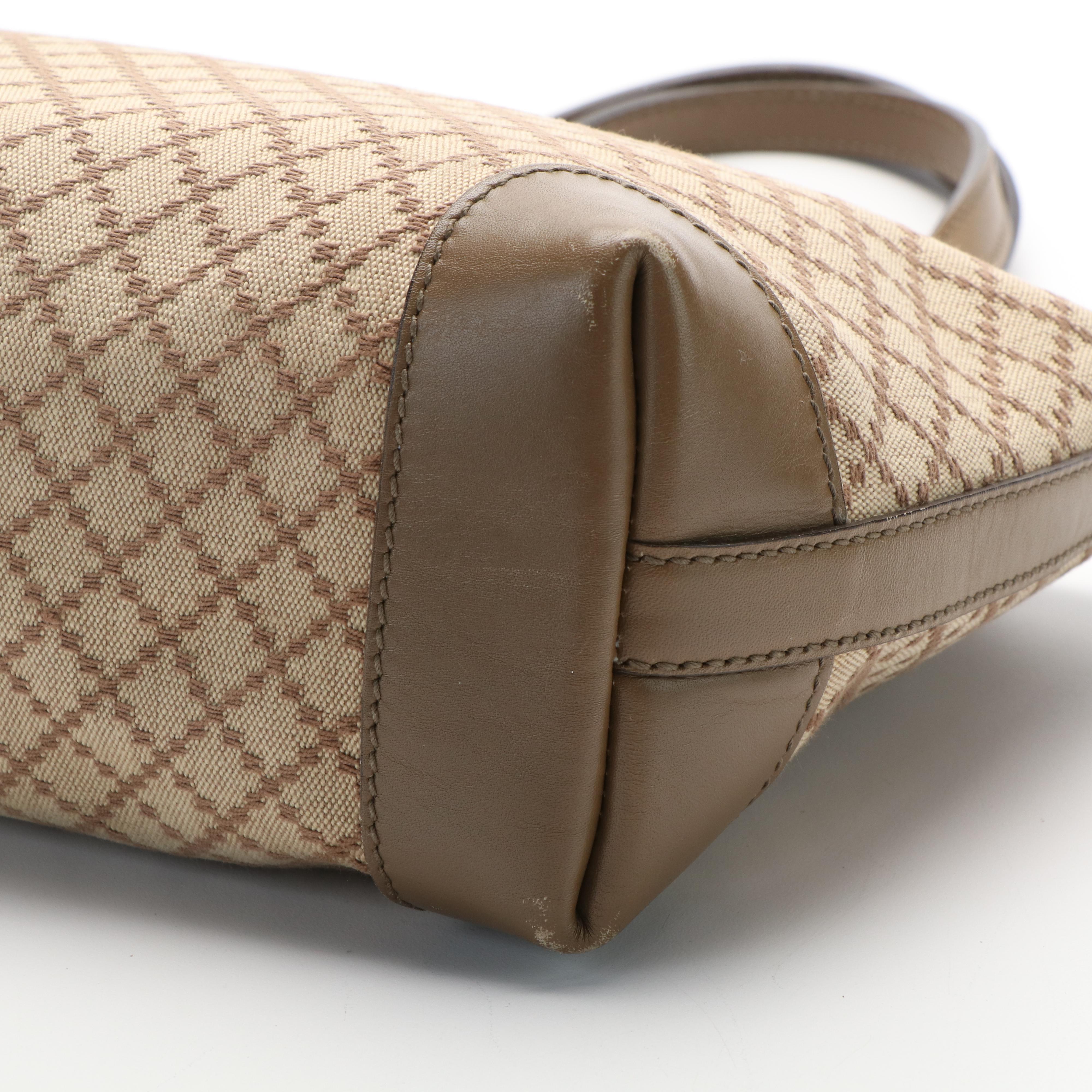 Gucci Diamante Tote Bag in Canvas and Leather