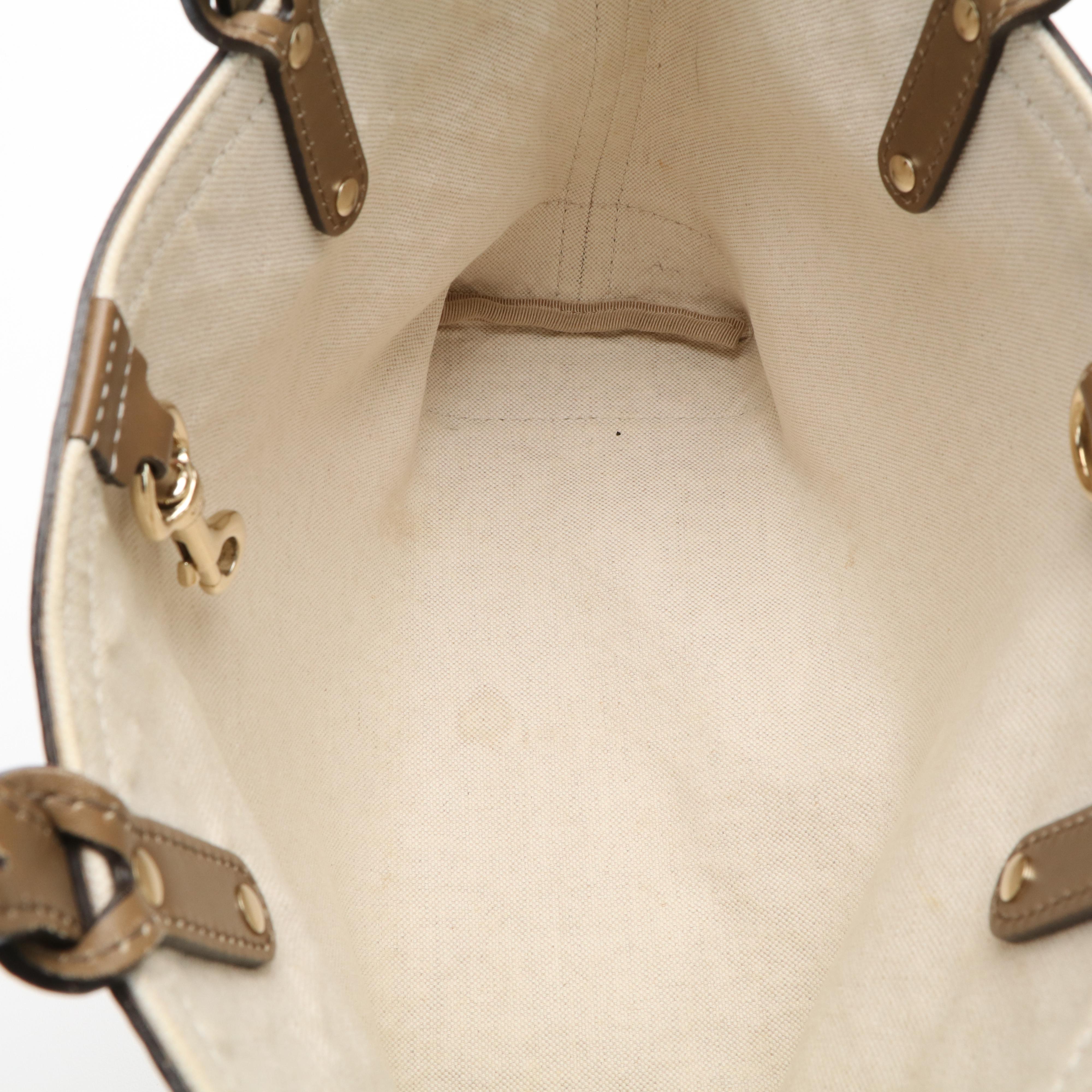 Gucci Diamante Tote Bag in Canvas and Leather