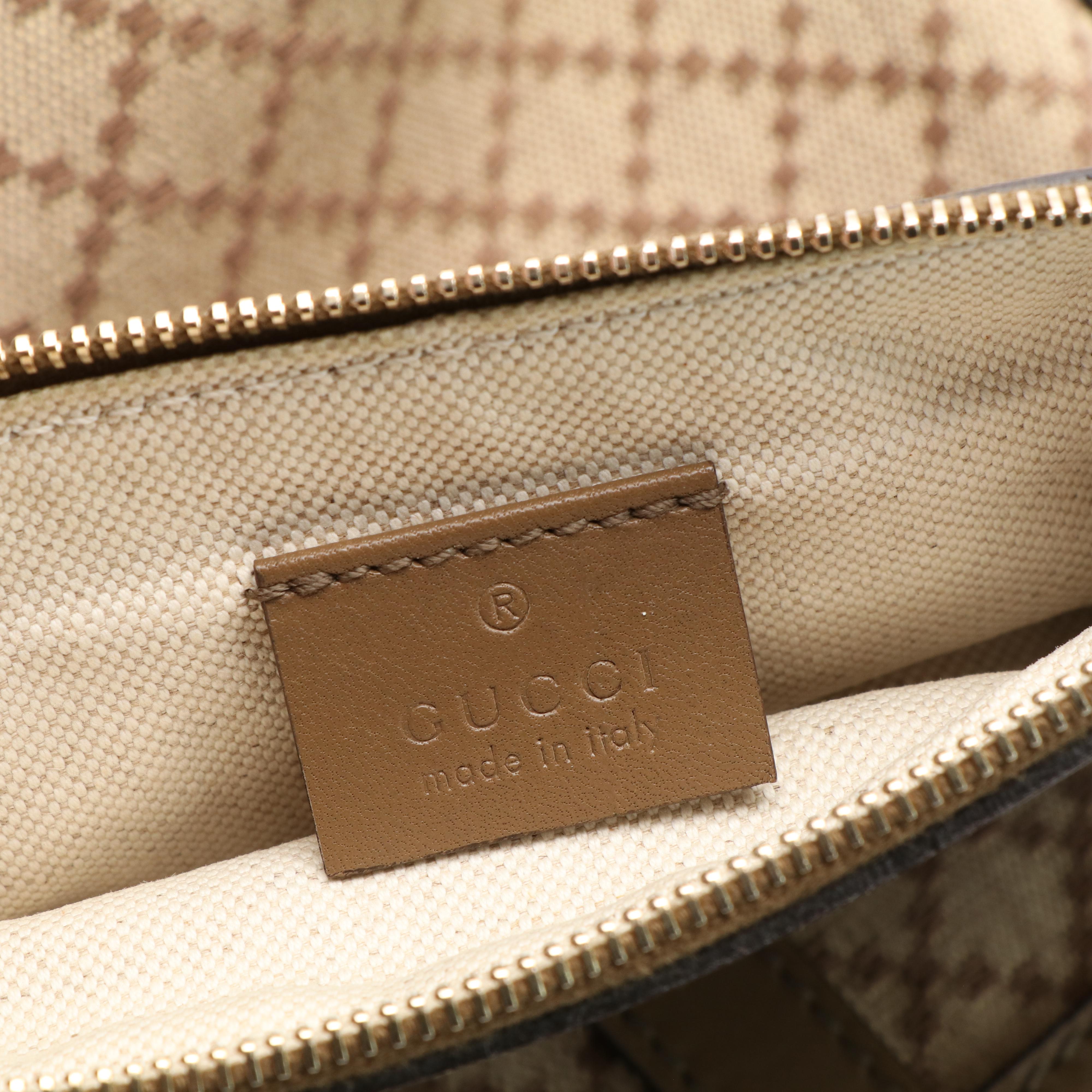 Gucci Diamante Tote Bag in Canvas and Leather