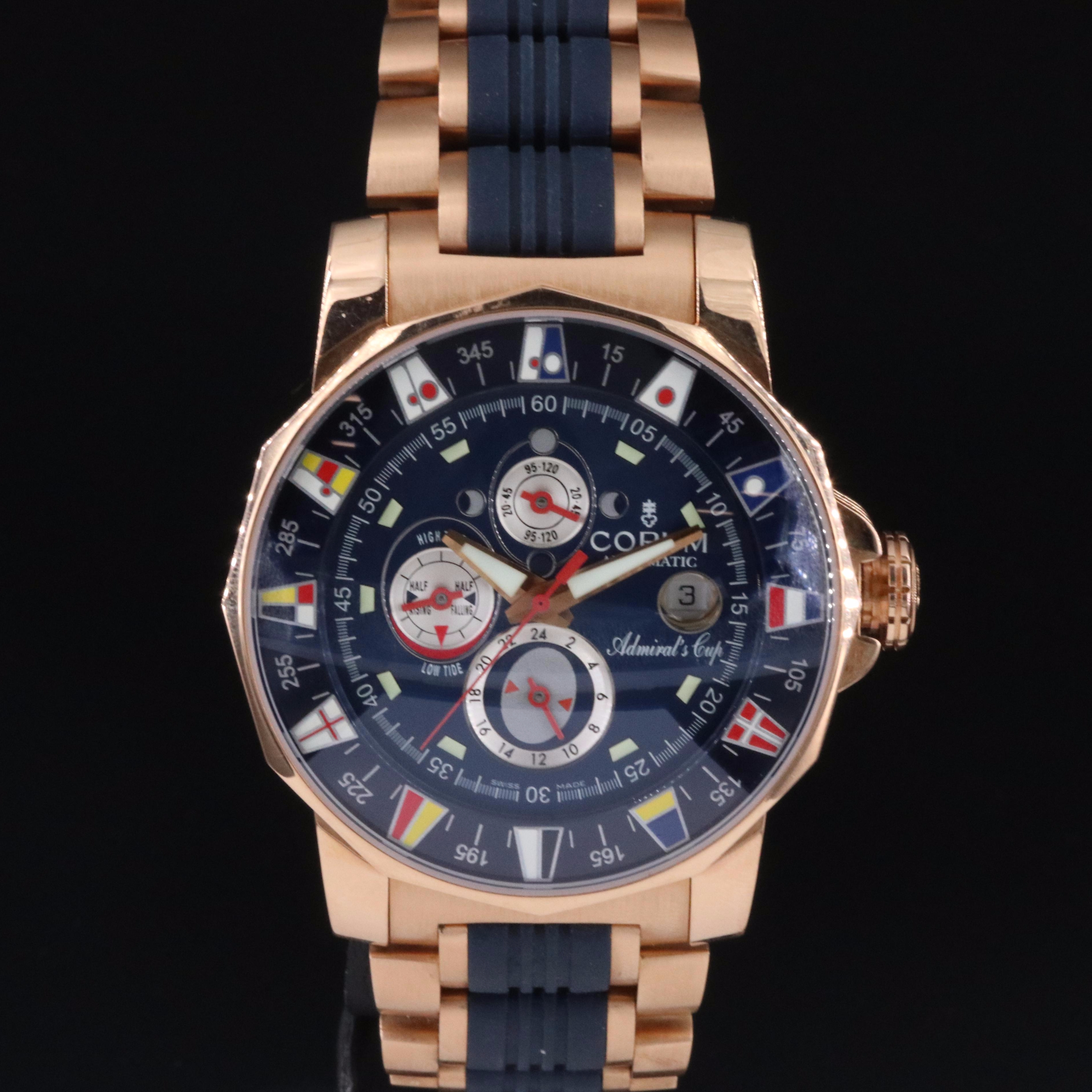 18K Corum Admiral's Cup Tides Regatta Limited Edition 222/250 Automatic Watch