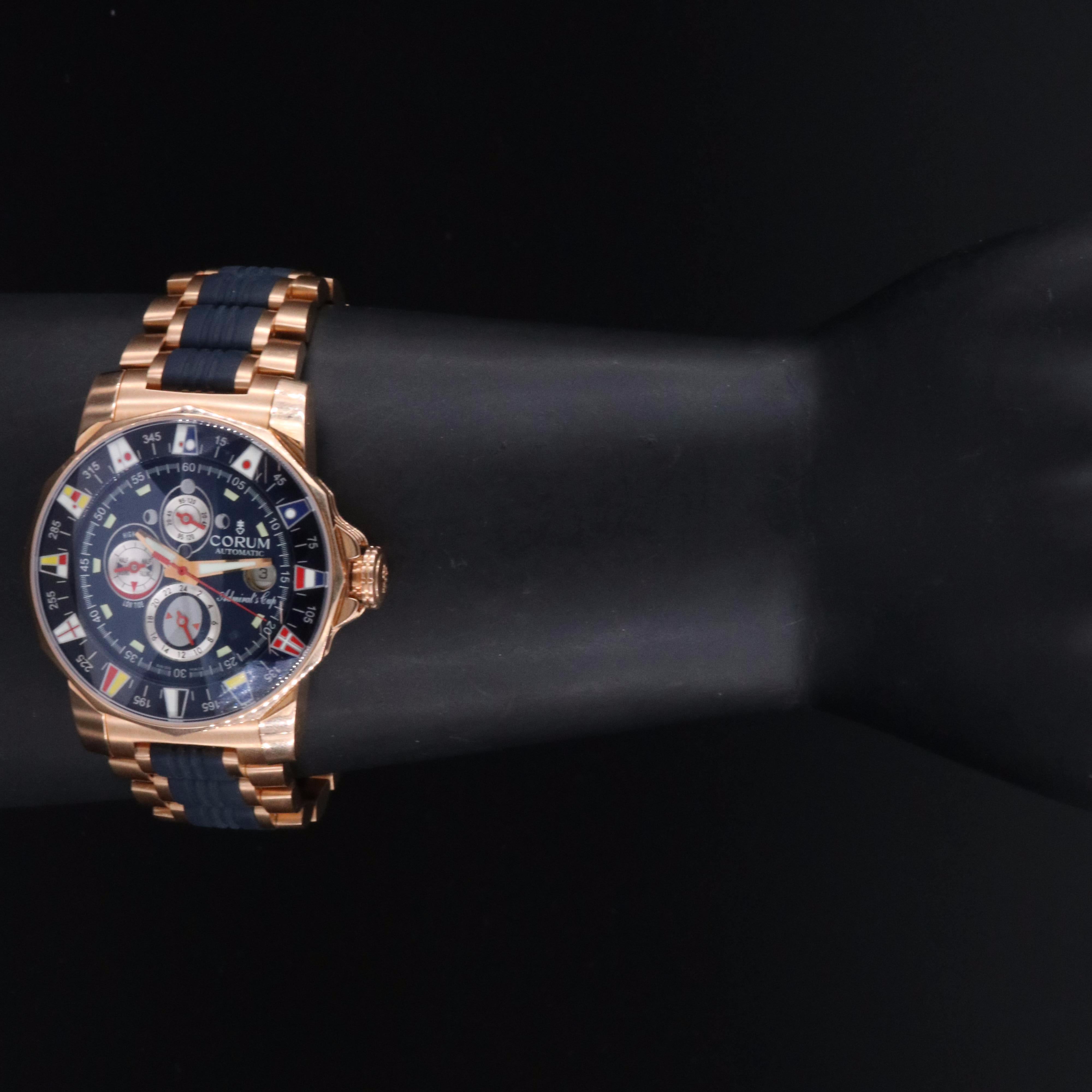 18K Corum Admiral's Cup Tides Regatta Limited Edition 222/250 Automatic Watch