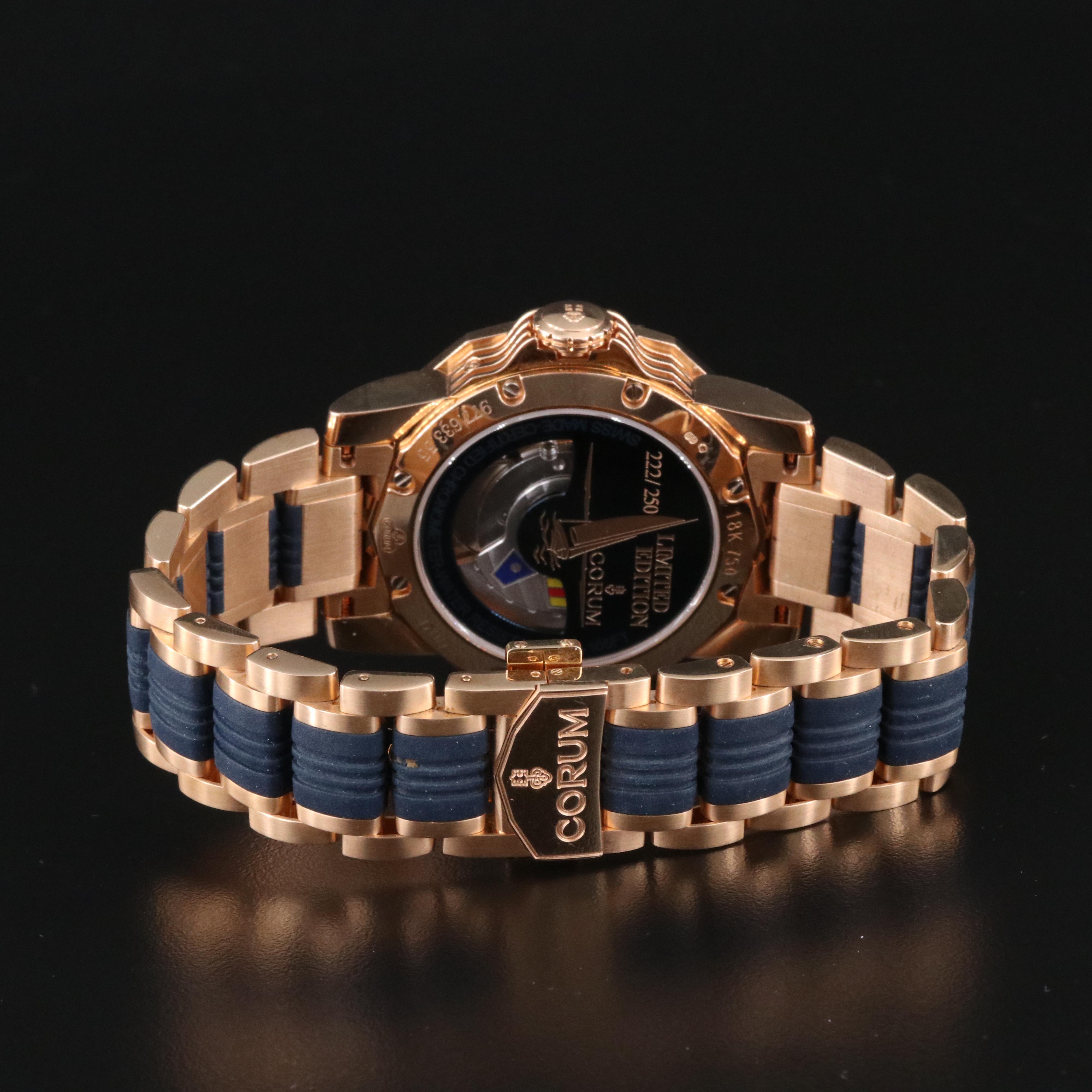 18K Corum Admiral's Cup Tides Regatta Limited Edition 222/250 Automatic Watch