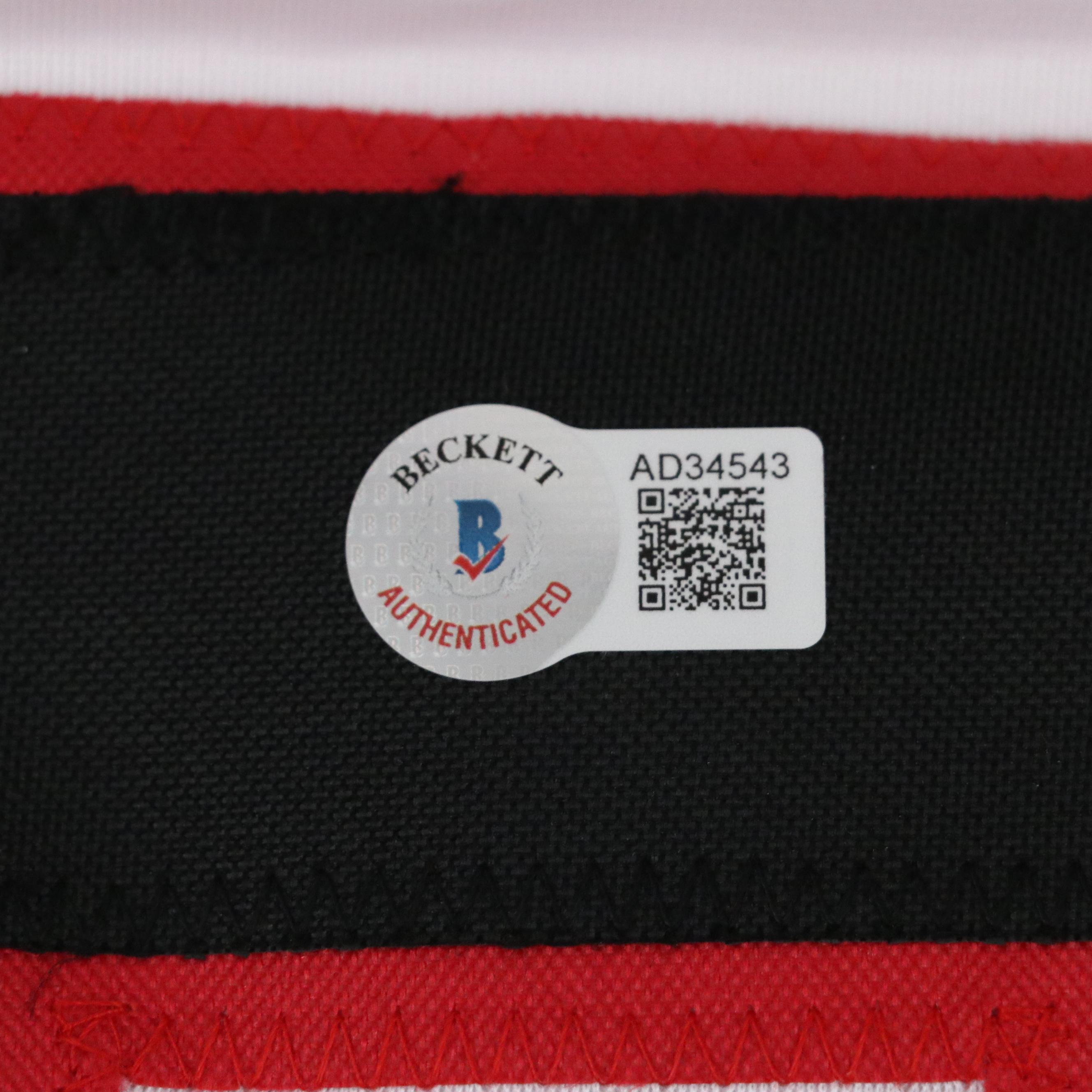 Chevy Chase Signed "Christmas Vacation" Clark Griswold Hockey Jersey, Beckett