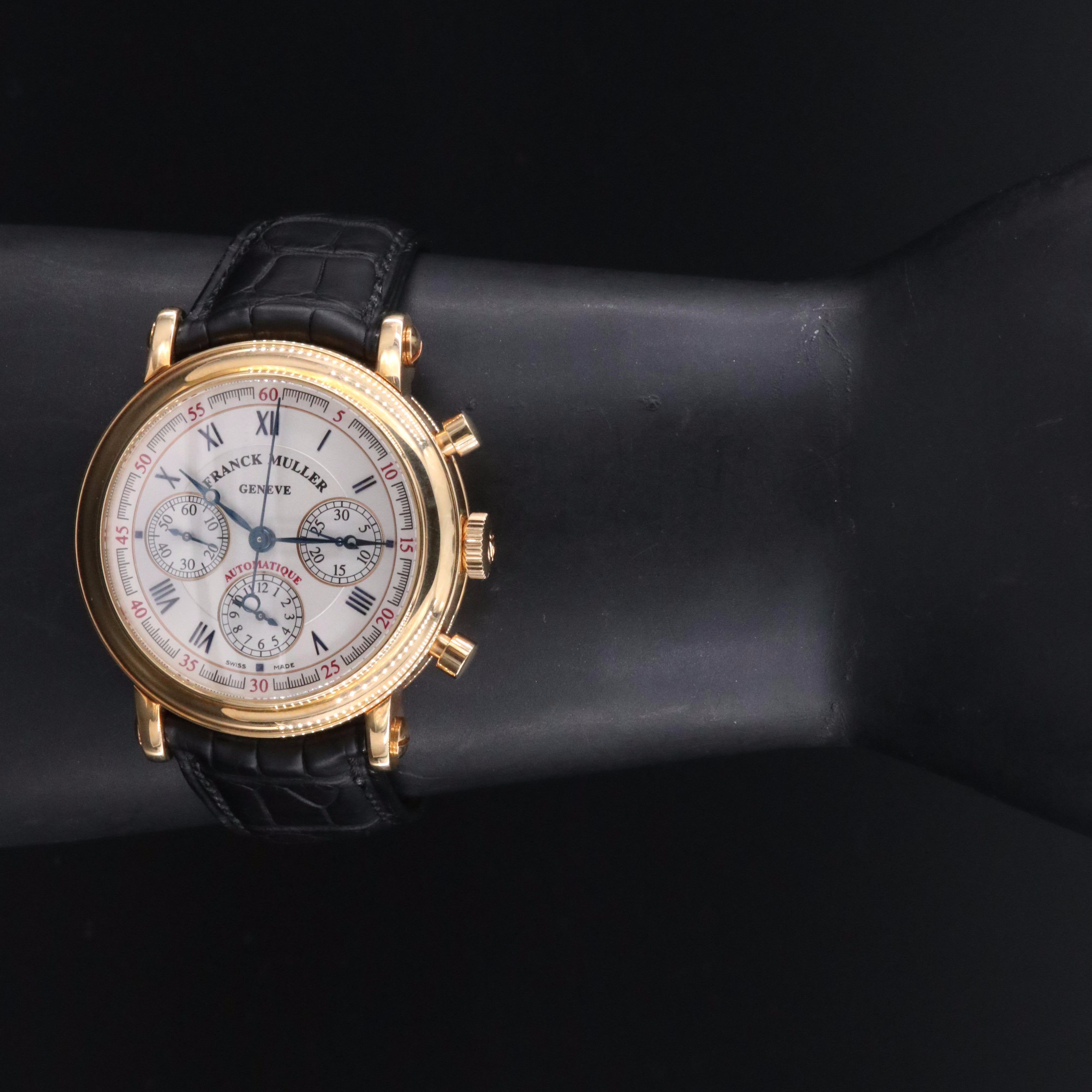 Franck Muller 18K Gold Chronograph Automatic Watch
