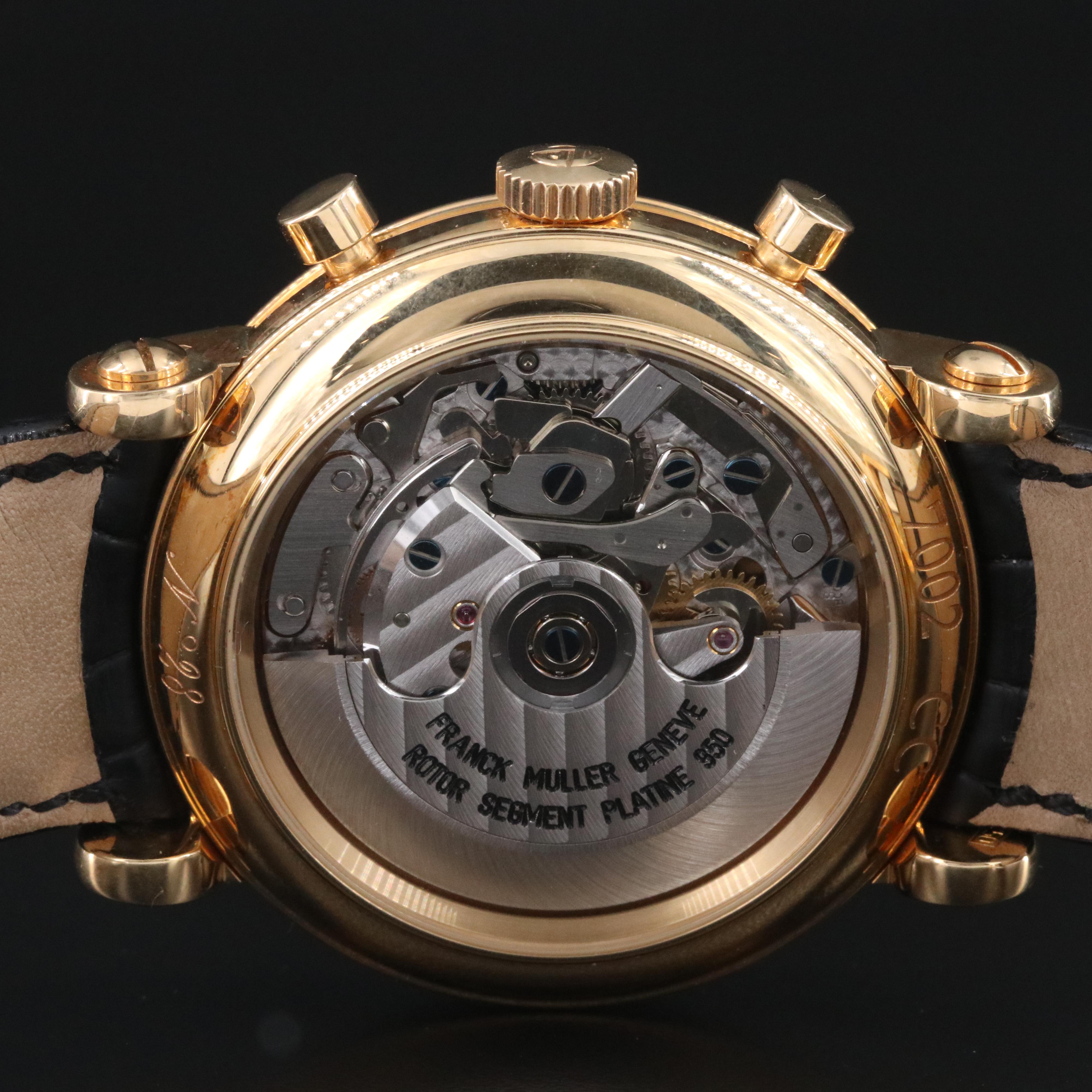 Franck Muller 18K Gold Chronograph Automatic Watch
