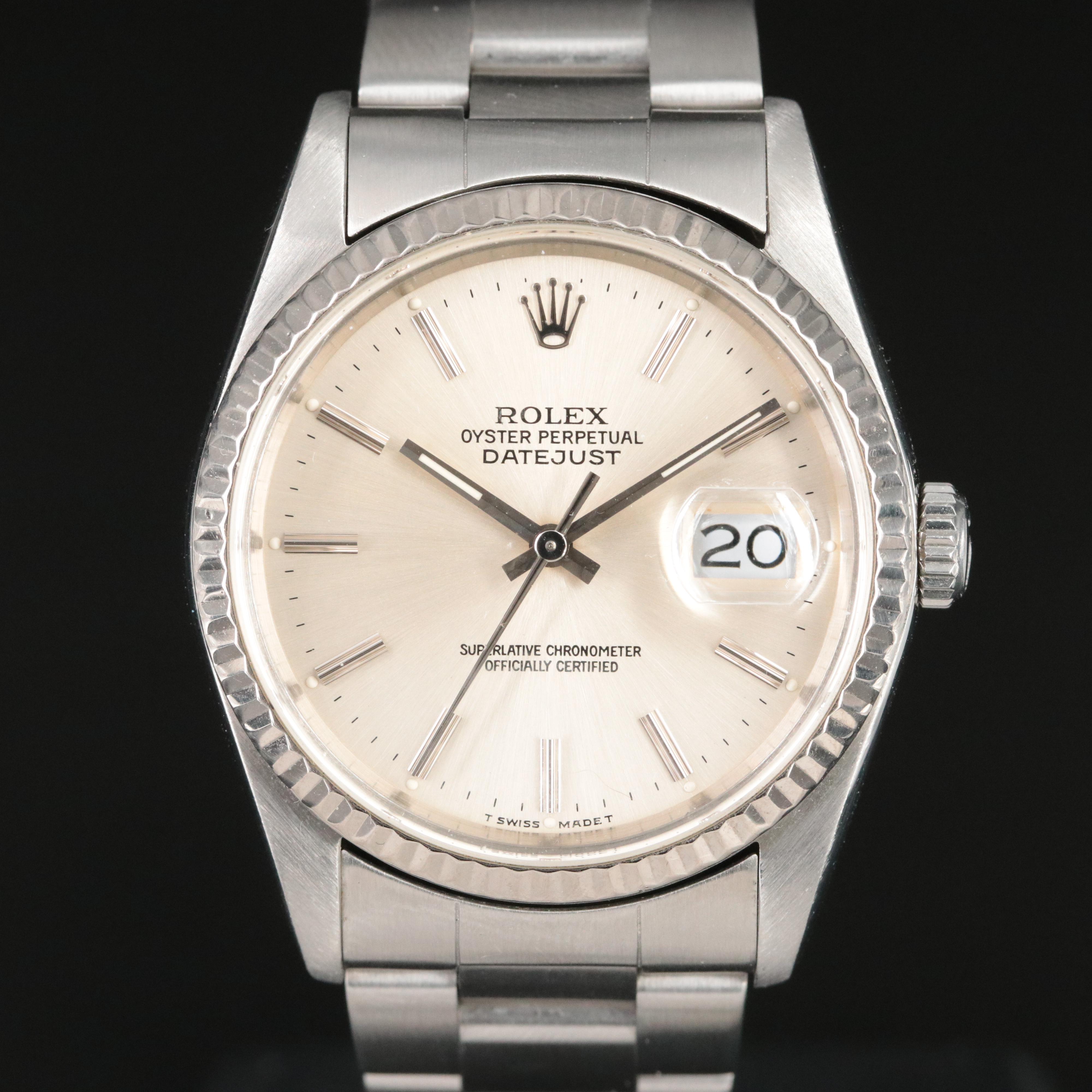 1987 - 1988 Rolex Datejust 18K and Stainless Steel Watch