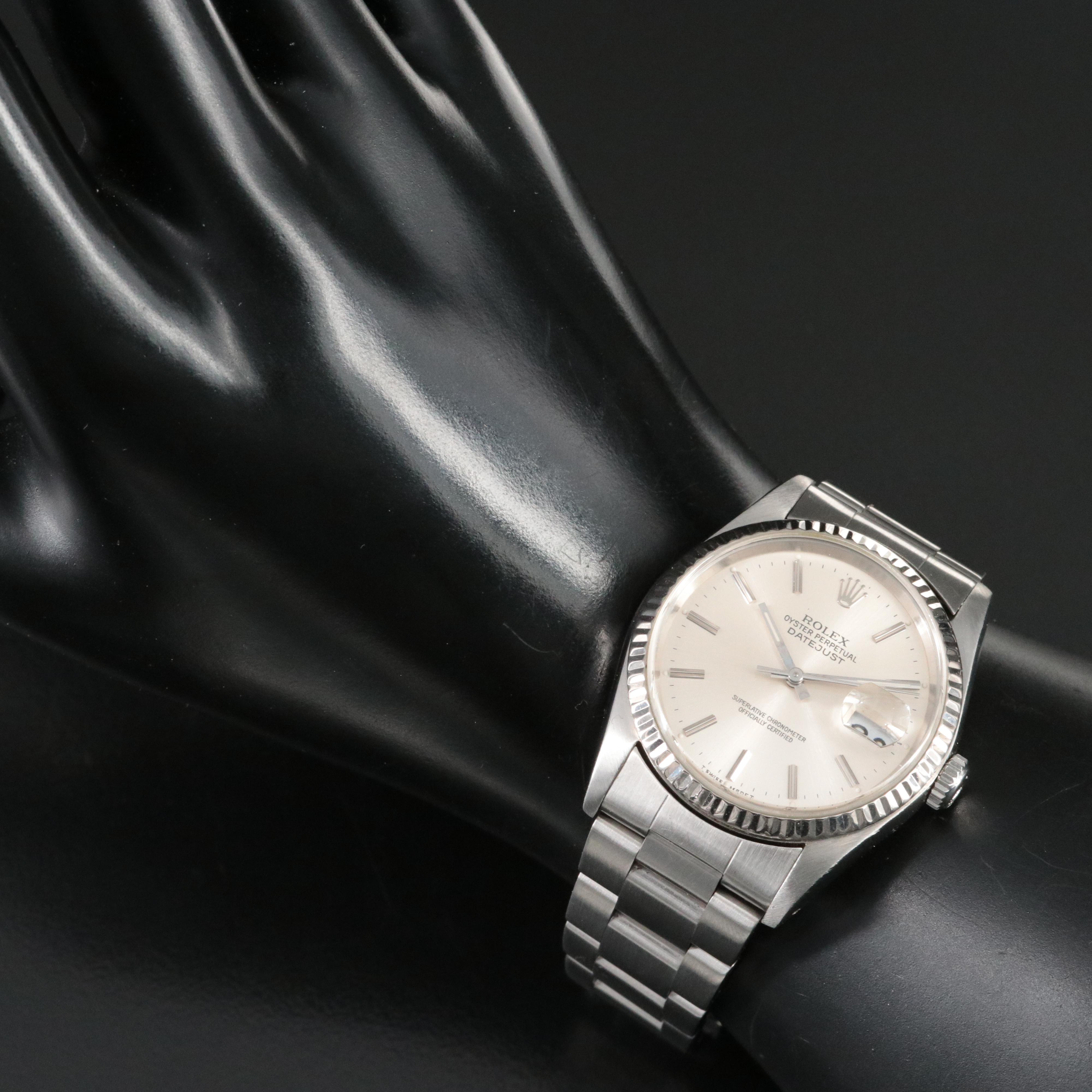 1987 - 1988 Rolex Datejust 18K and Stainless Steel Watch