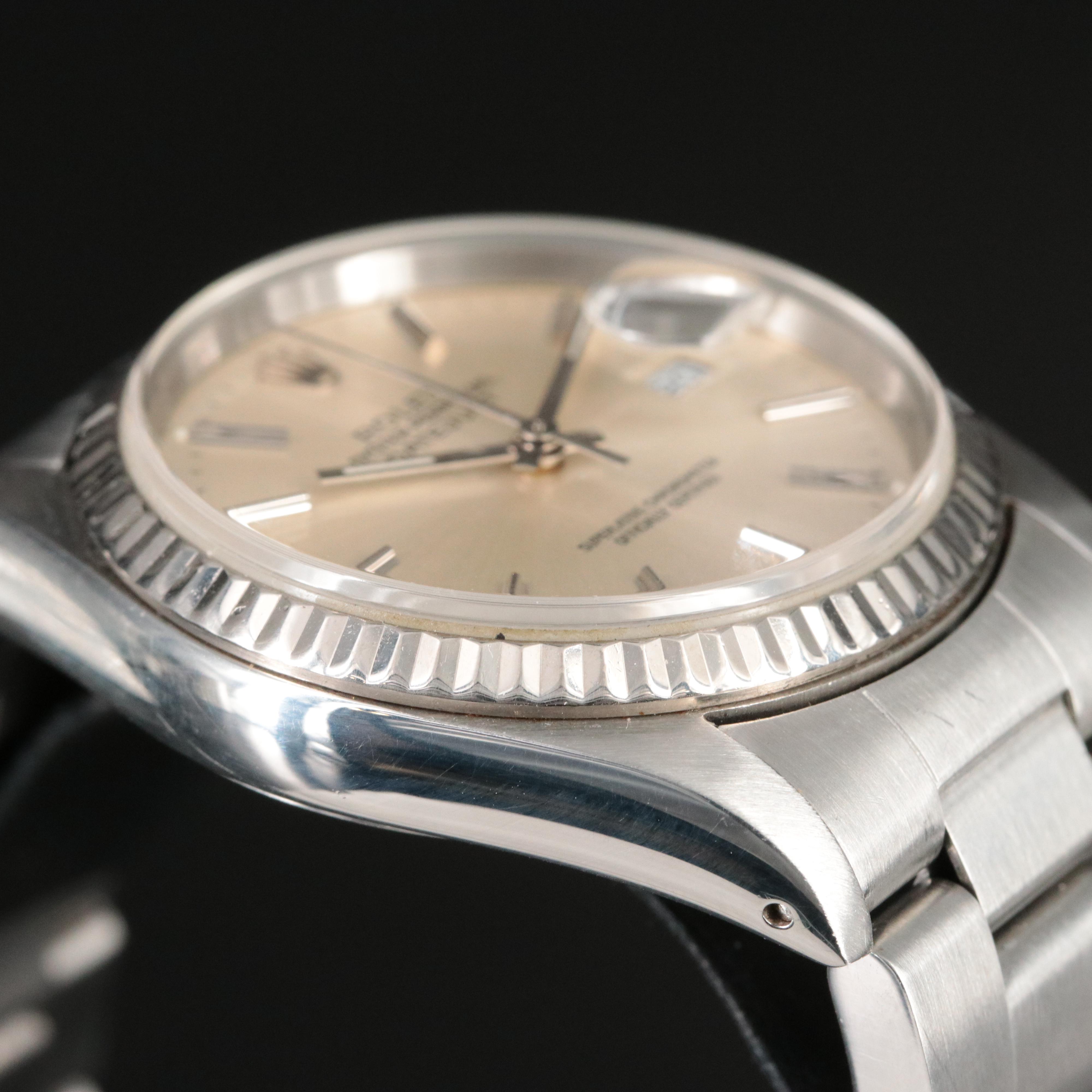 1987 - 1988 Rolex Datejust 18K and Stainless Steel Watch