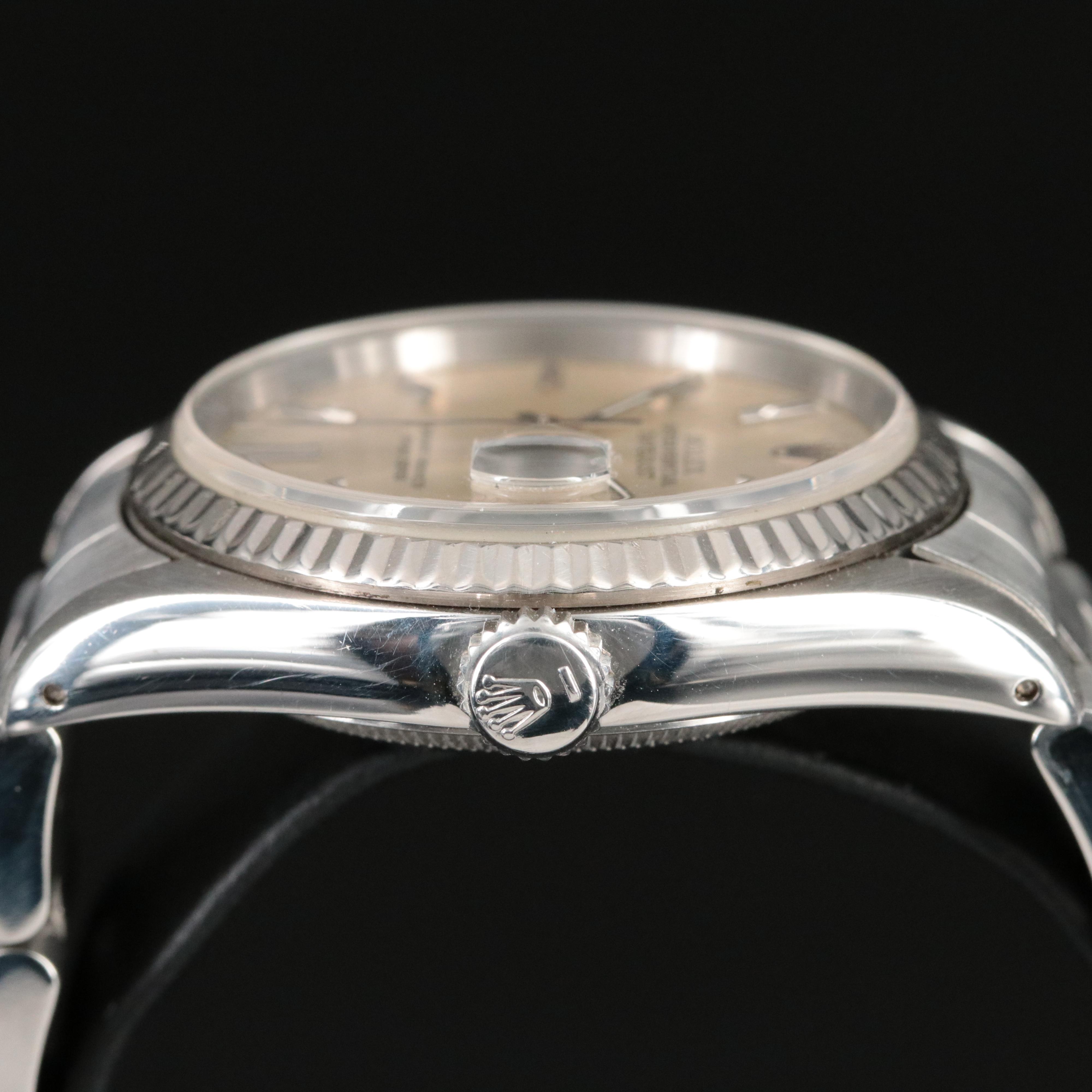 1987 - 1988 Rolex Datejust 18K and Stainless Steel Watch