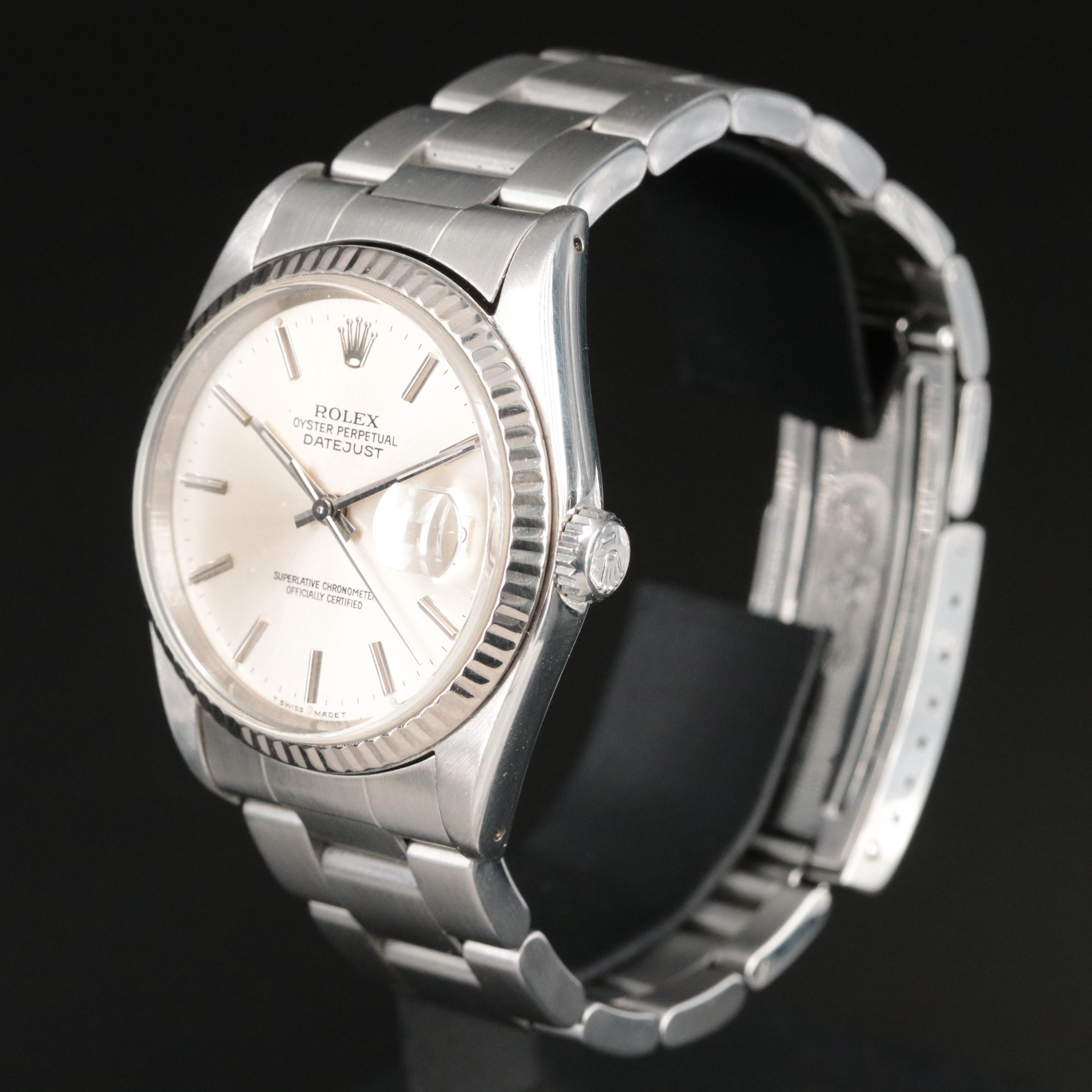1987 - 1988 Rolex Datejust 18K and Stainless Steel Watch