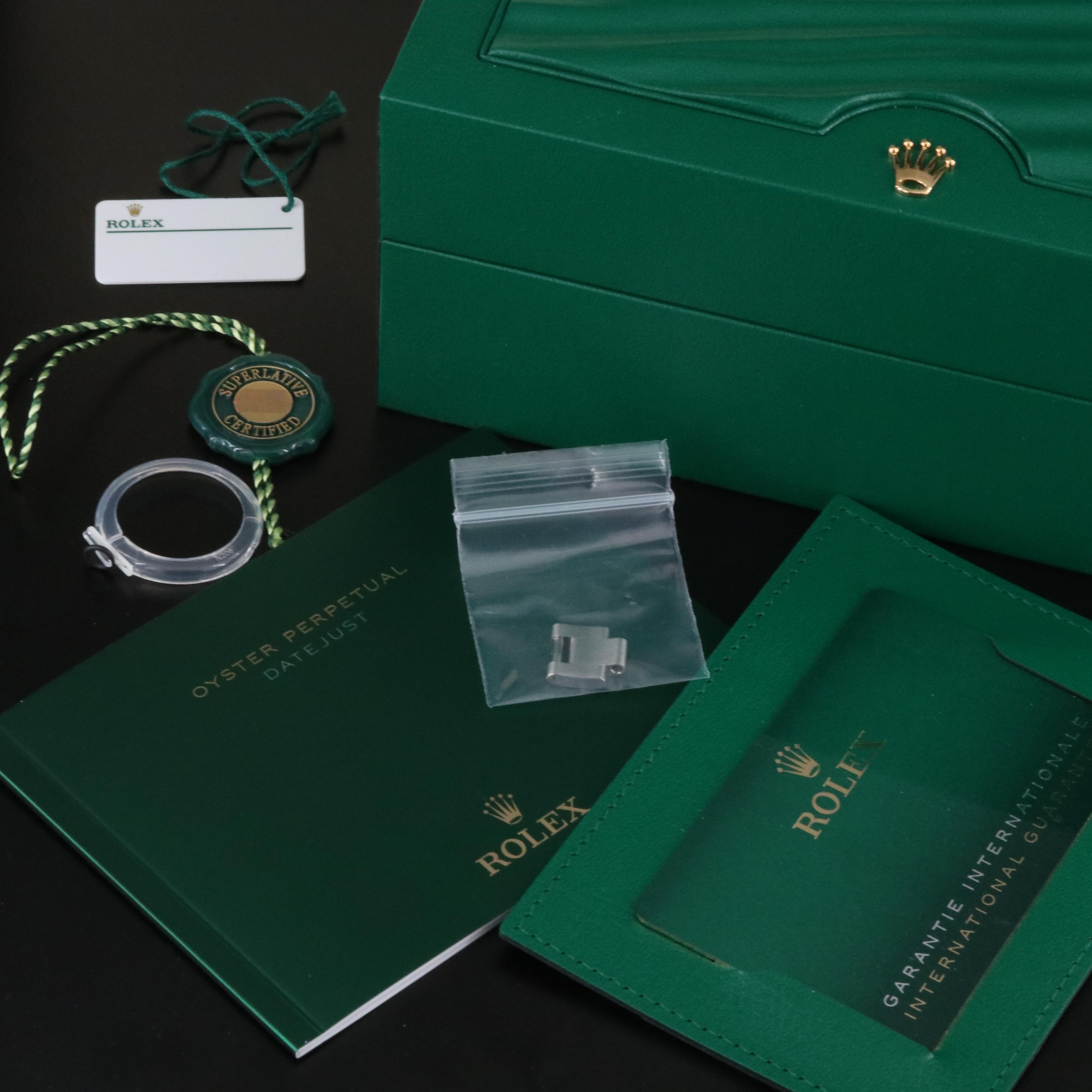 Rolex Datejust White Roman Dial Watch