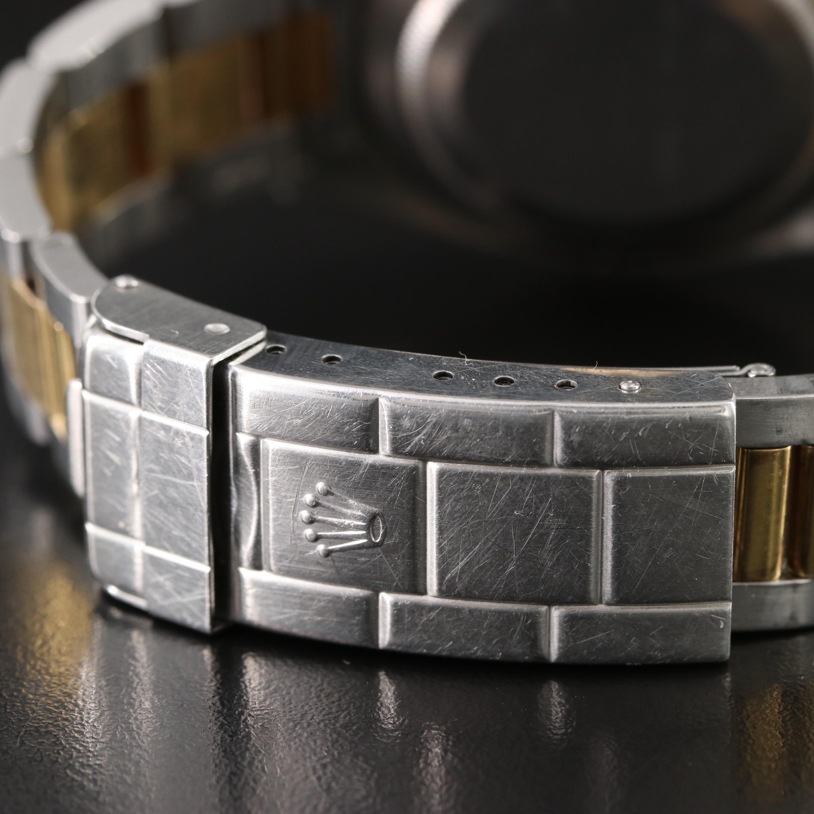 1991 Rolex Two-Tone Black Dial Submariner Watch