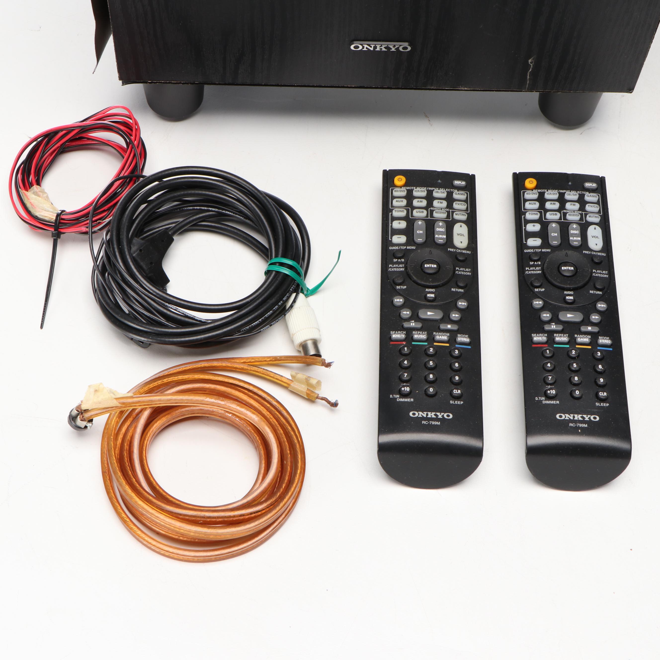 Onkyo AV Receiver HT-R391 with Speaker System