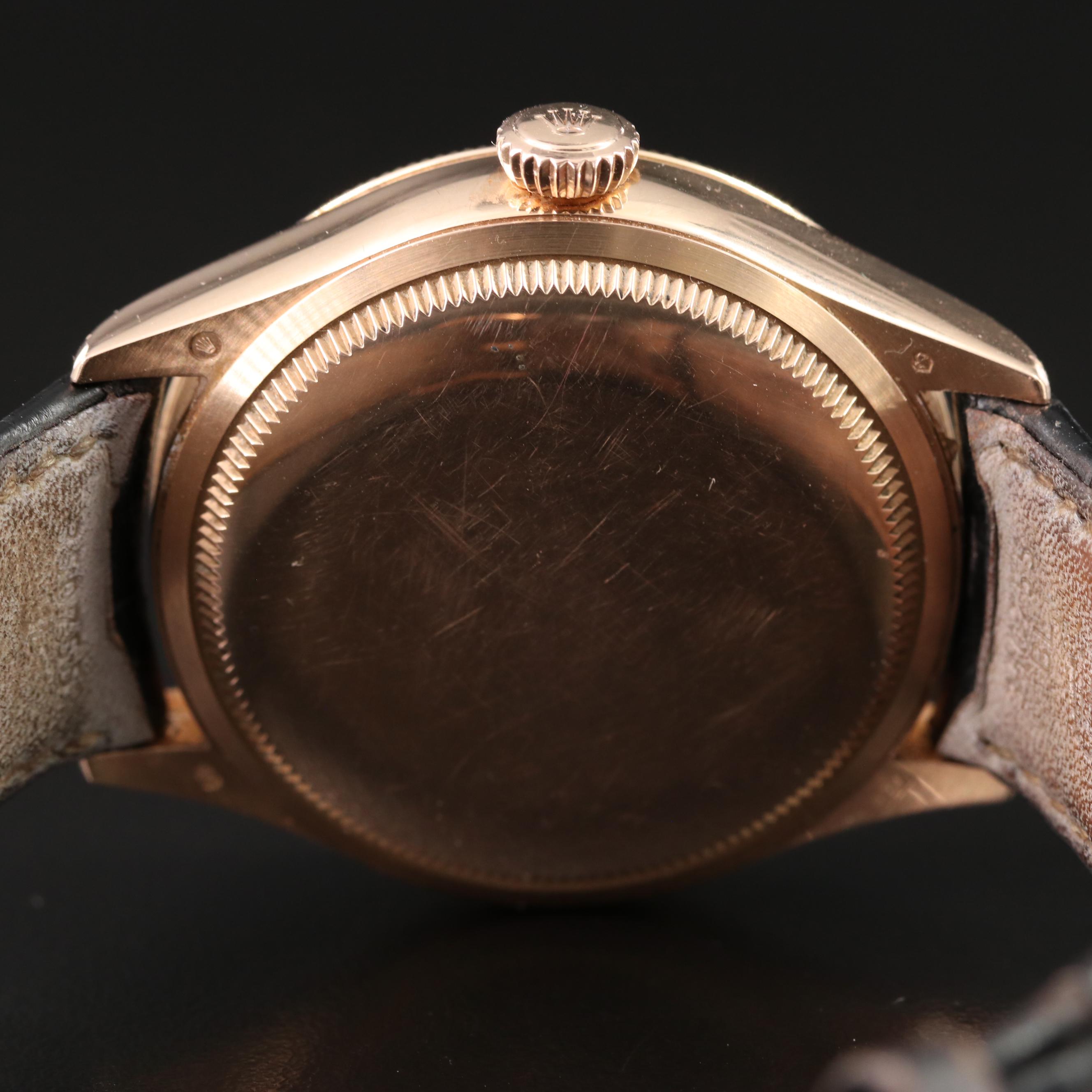 Rolex Cellini 50515 Date Everose Gold Automatic Watch