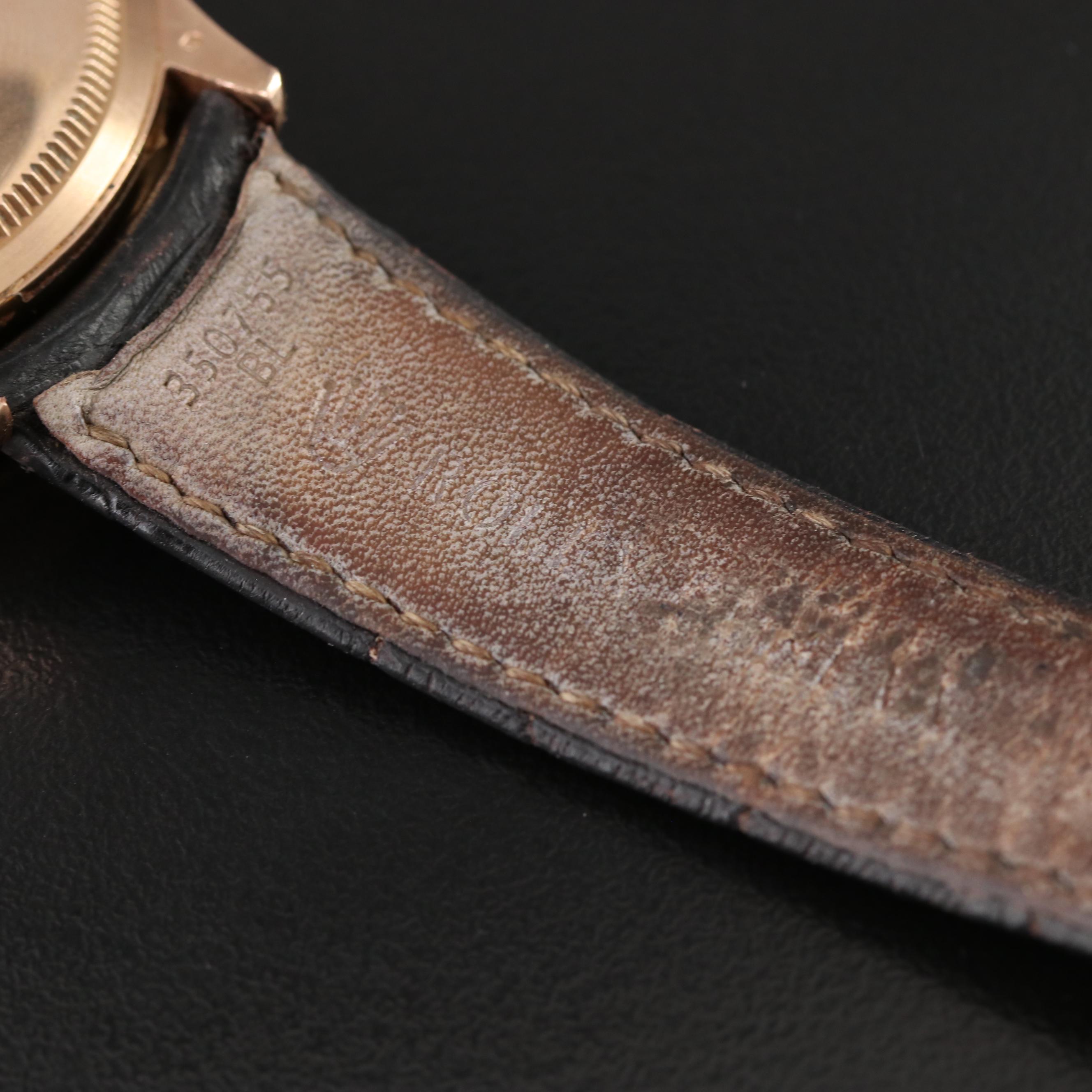 Rolex Cellini 50515 Date Everose Gold Automatic Watch