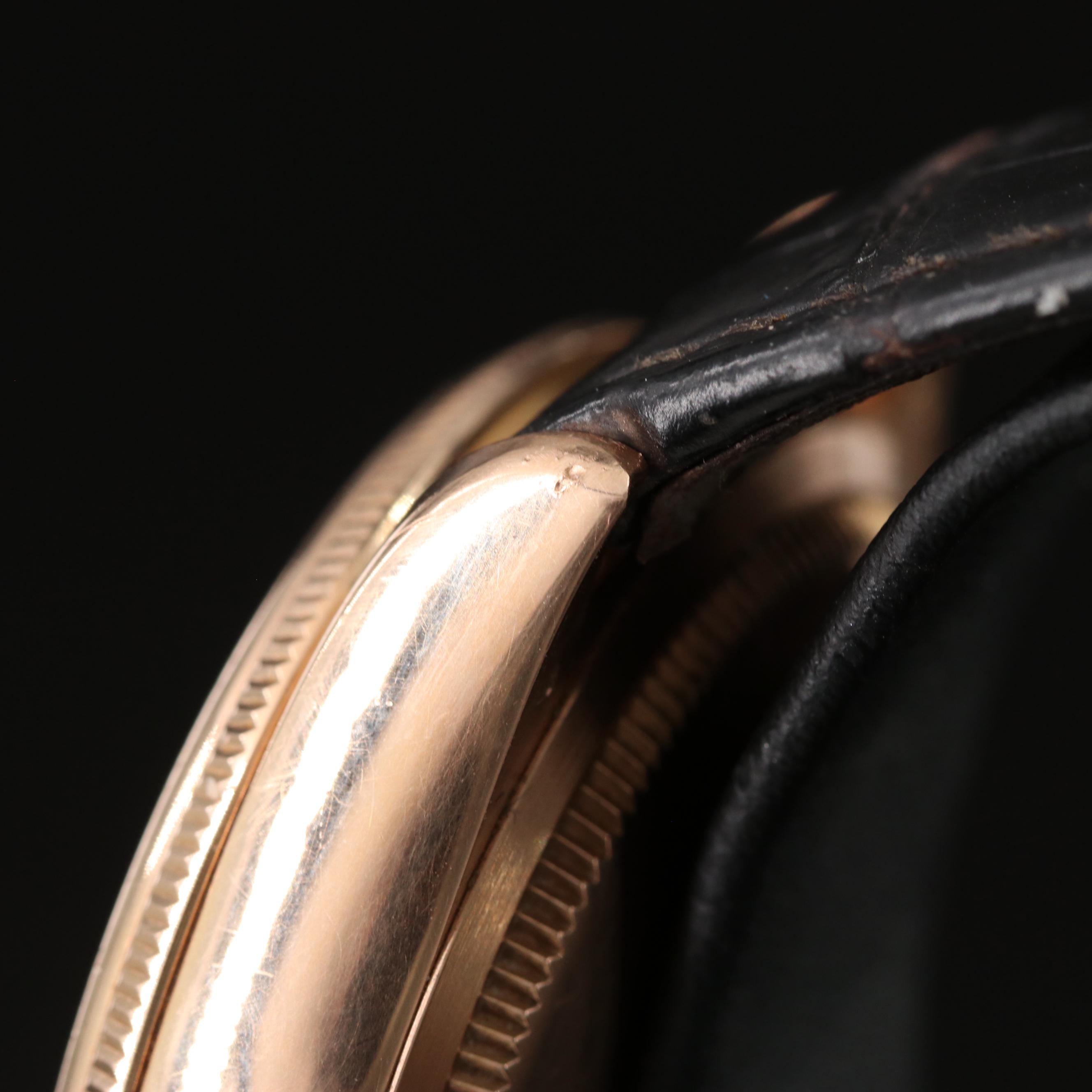 Rolex Cellini 50515 Date Everose Gold Automatic Watch