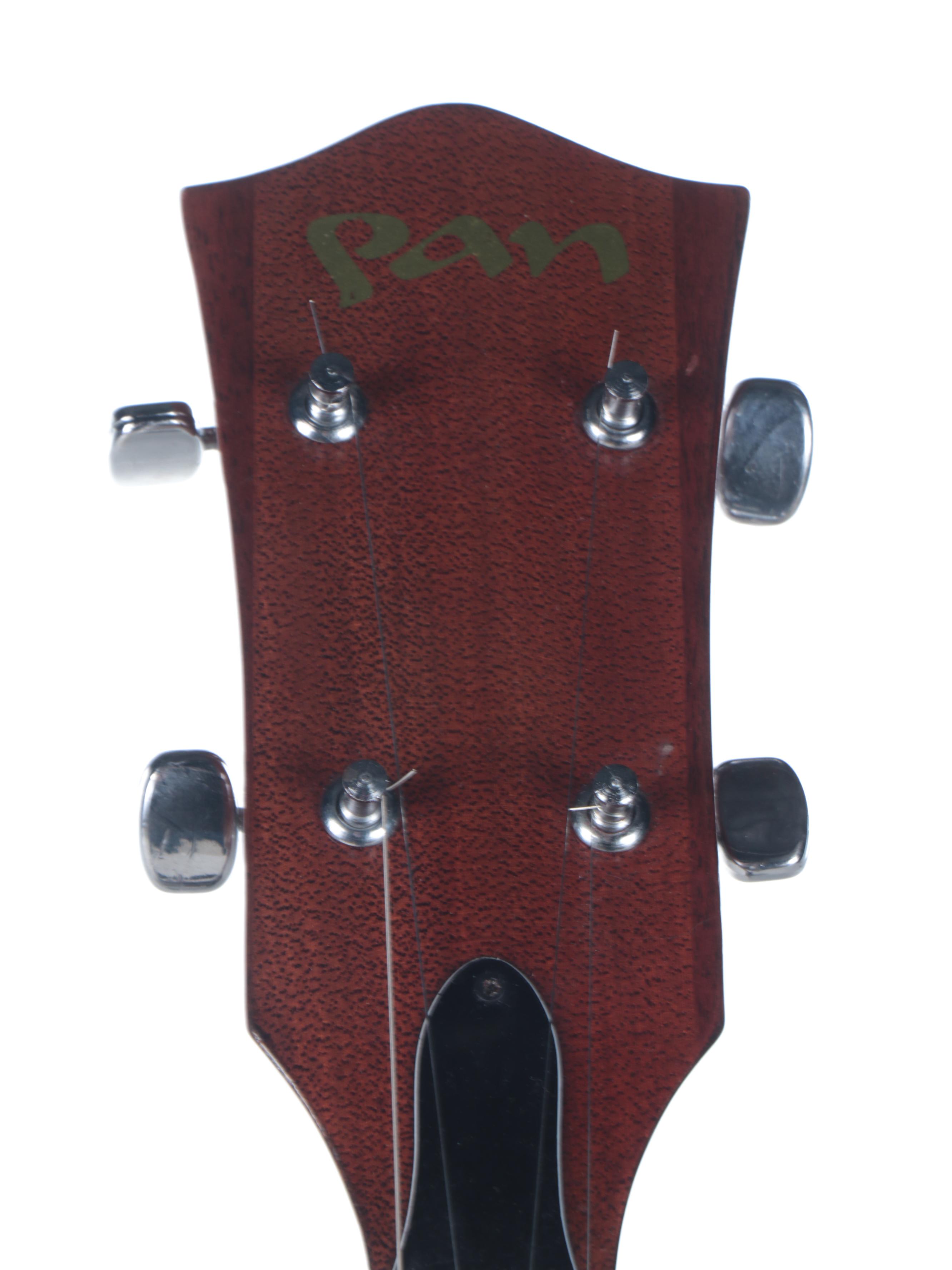 Japanese Made Pan Five-String Rosewood Fretboard and Mahogany Banjo