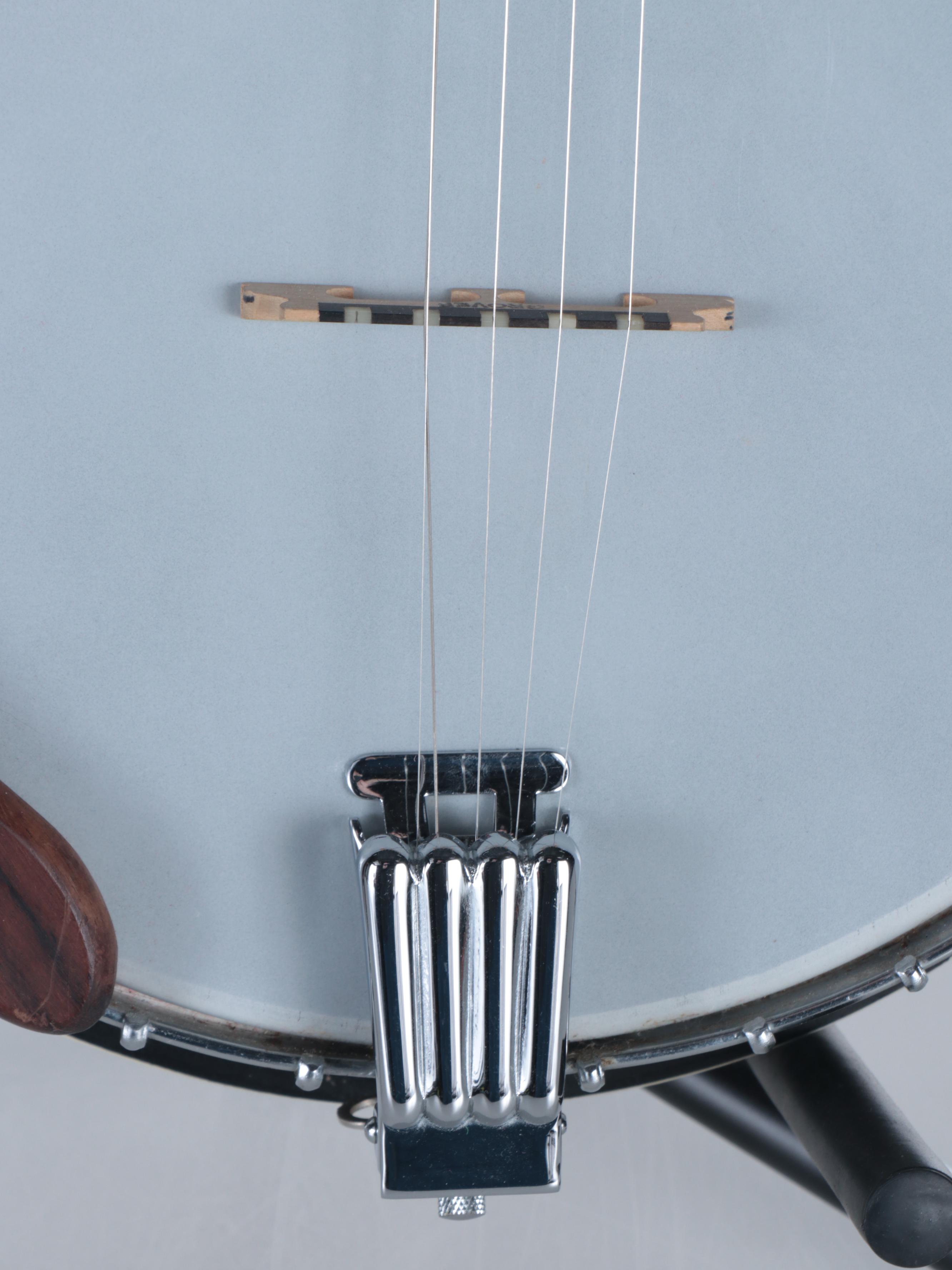 Japanese Made Pan Five-String Rosewood Fretboard and Mahogany Banjo