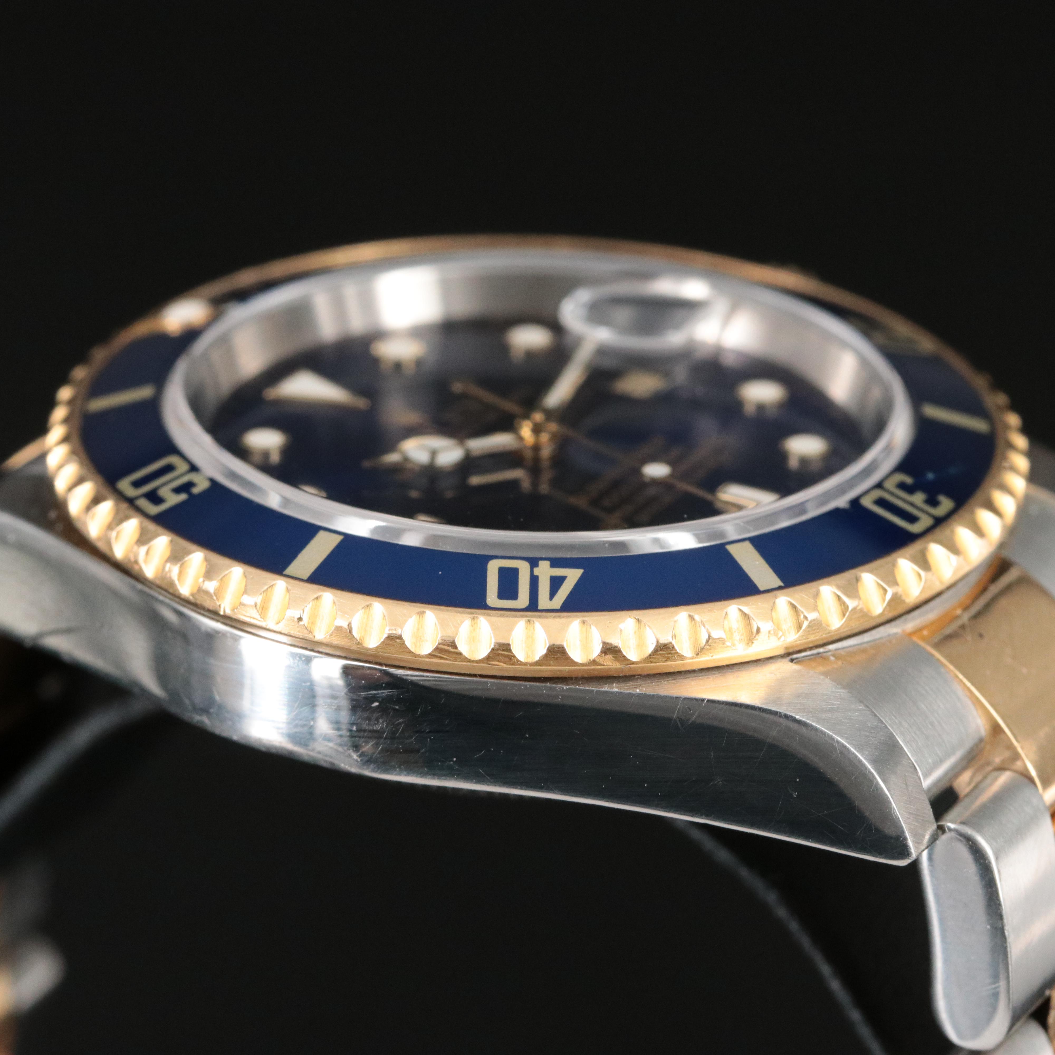 2004 Rolex Blue Dial Submariner Date Watch