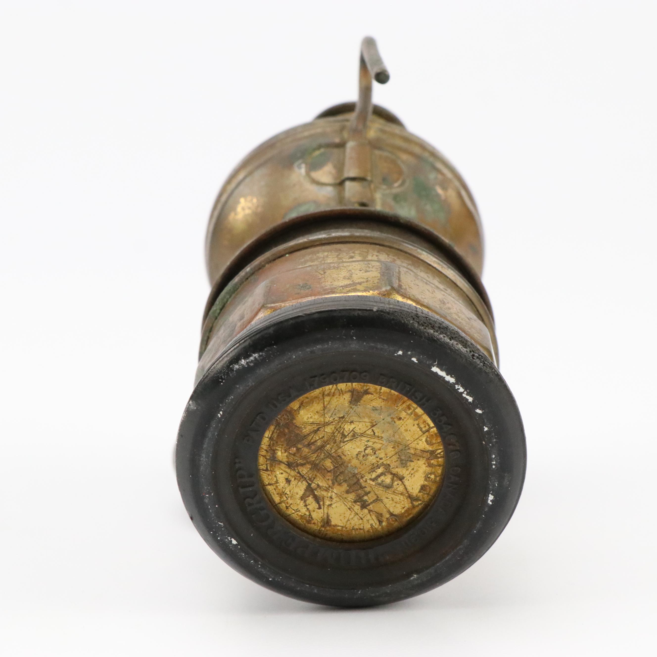 Universal Lamp Co. Auto-Lite Carbide Mining Lamp, Early to Mid-20th Century