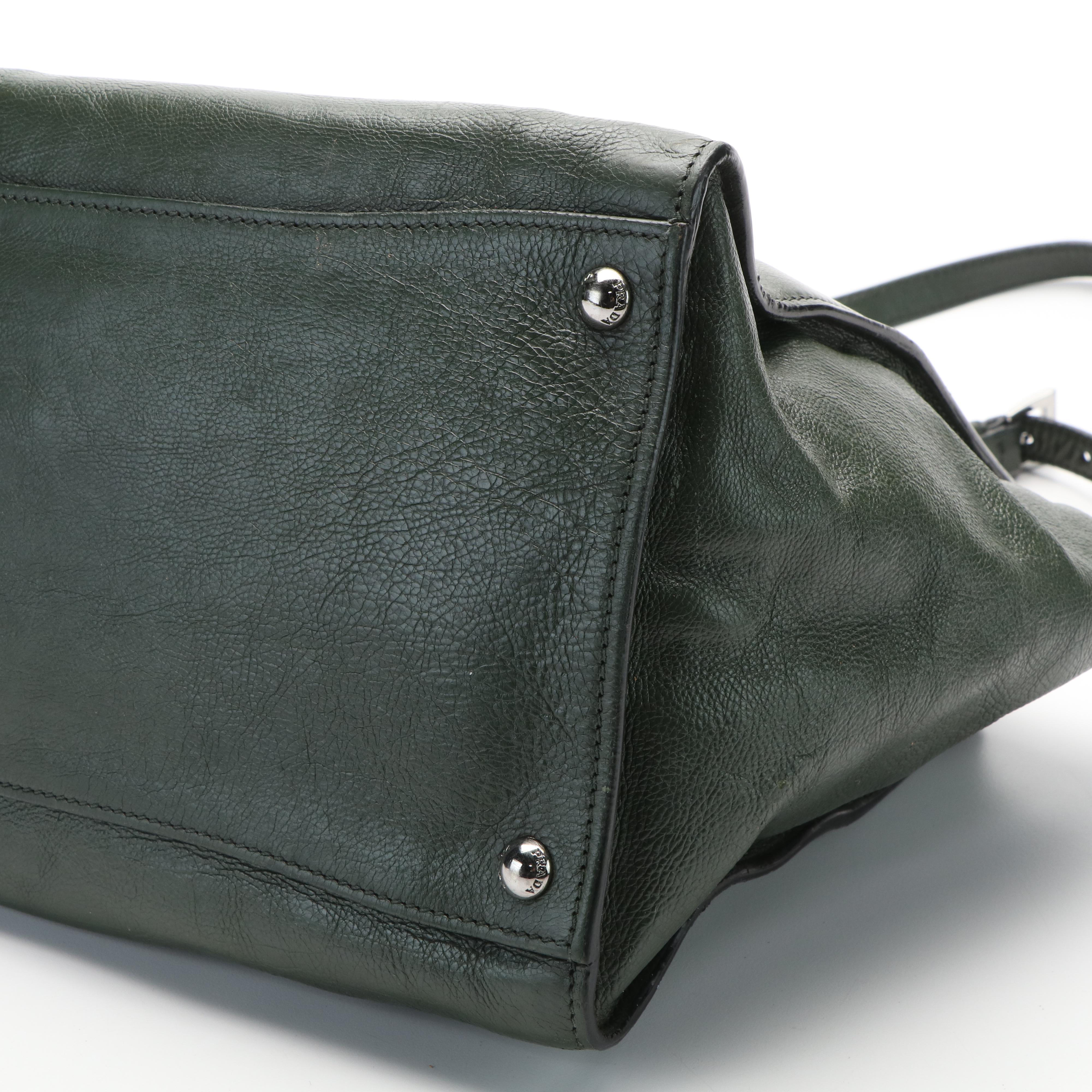 Prada Galleria Double Zip Tote in Vitello Grain Leather