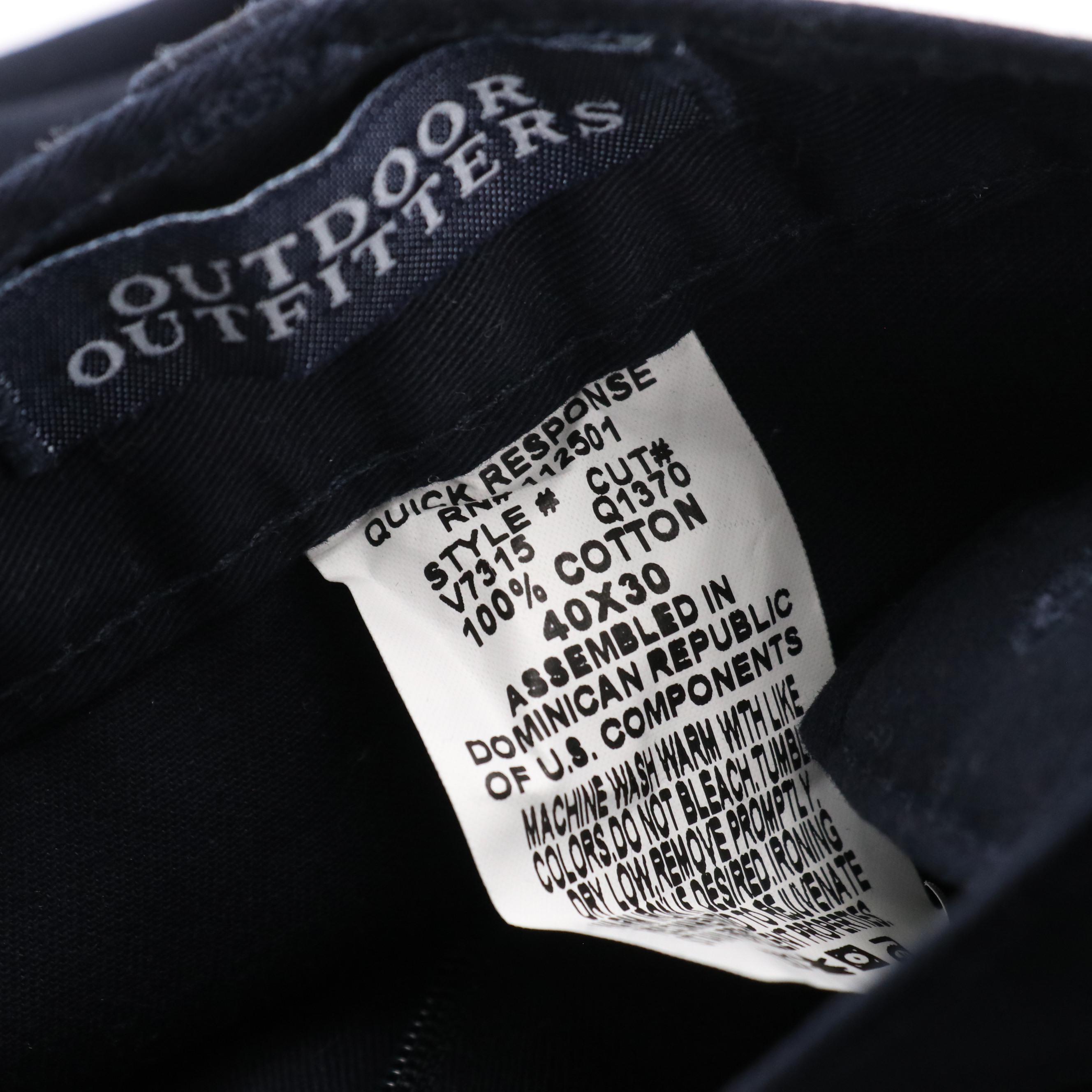 Legendary Gold by Wrangler Pleated Khaki Pants and Outdoor Outfitters Navy Pants