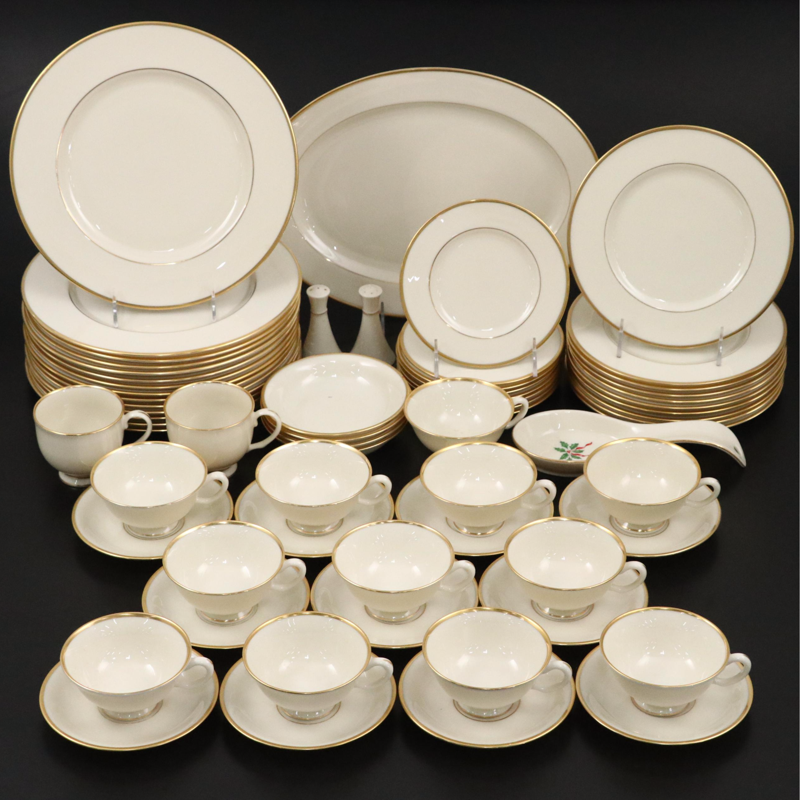 Lenox Porcelain Dinner Plates, Salad Plates, Saucers and More
