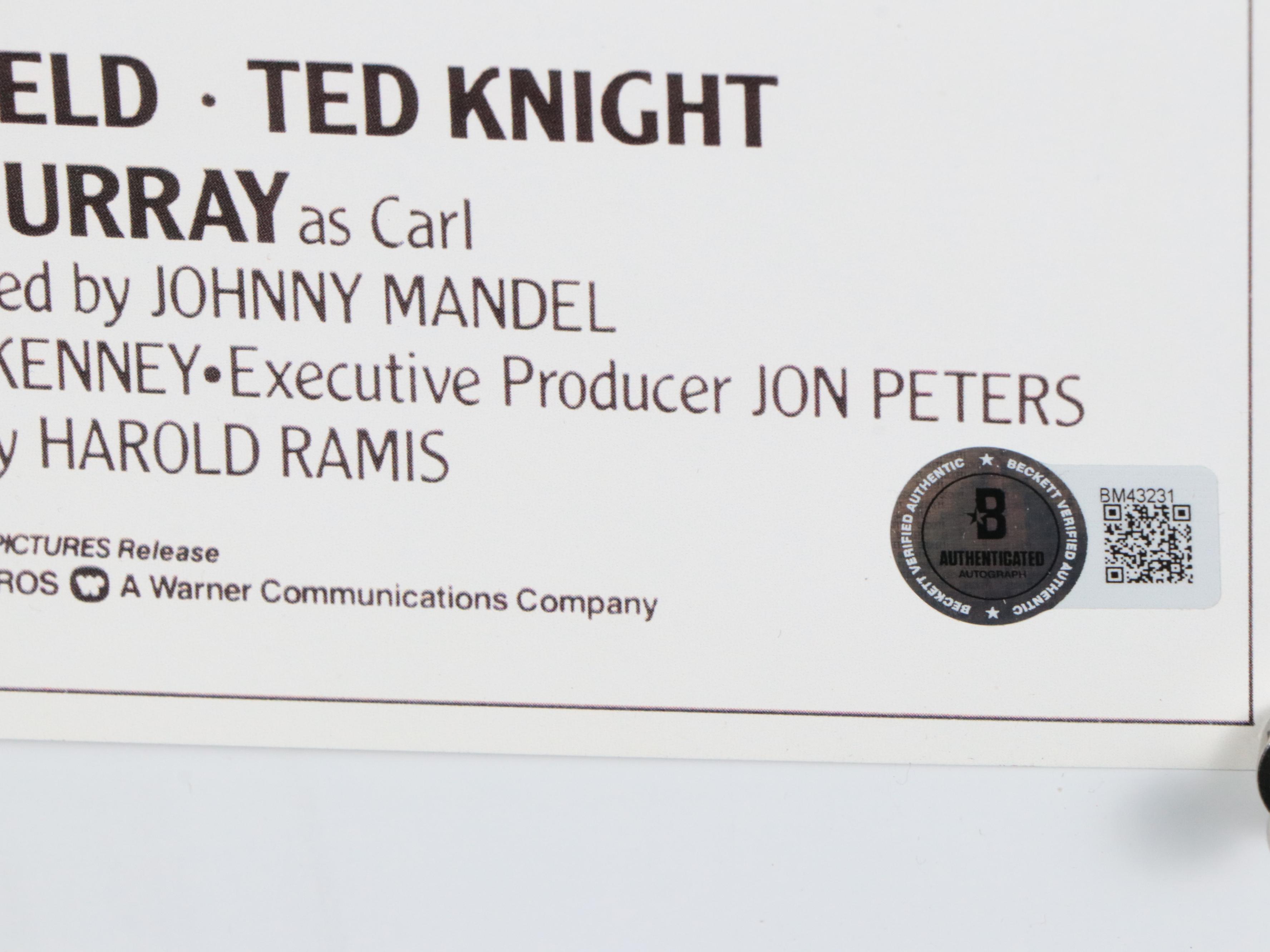 Chevy Chase Signed "Caddyshack" Movie Print, Beckett