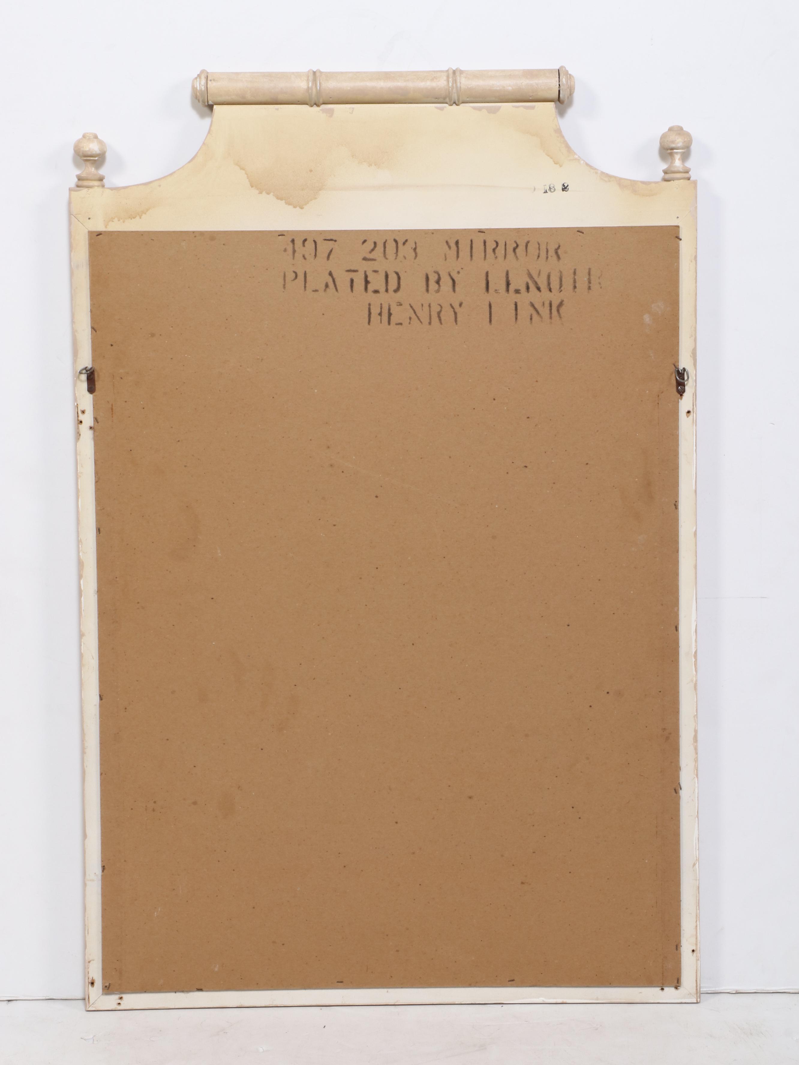 Henry Link Regency Style Wood Framed Wall Mirror, Late 20th Century