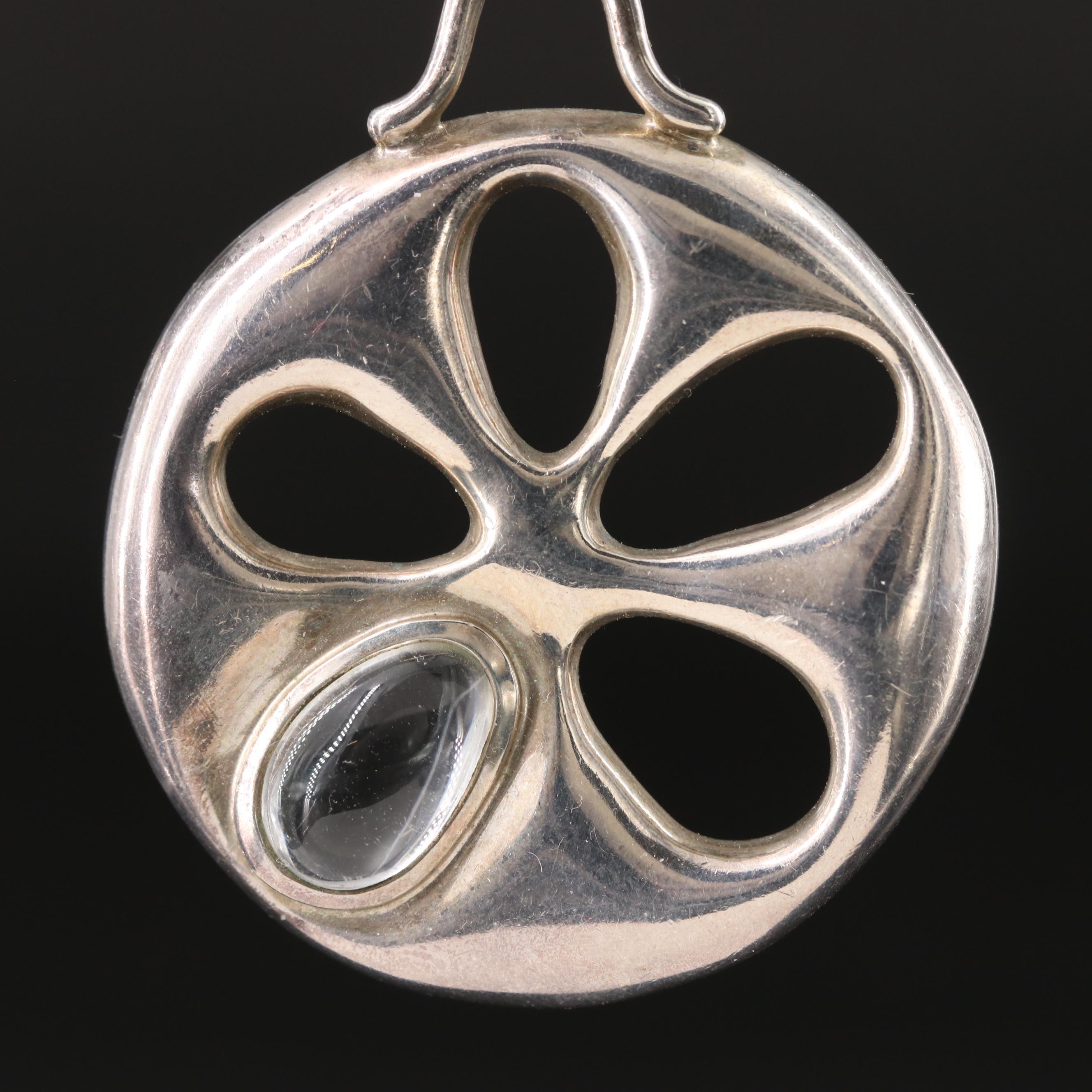 Tiffany & Co. Primrose Sterling and Amethyst Pendant Necklace