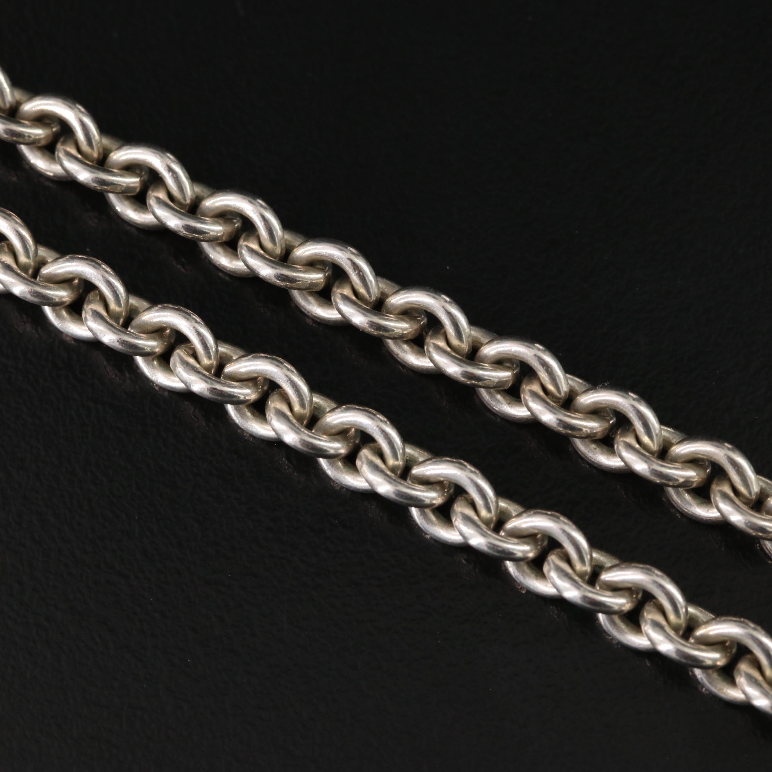 Tiffany & Co. Primrose Sterling and Amethyst Pendant Necklace