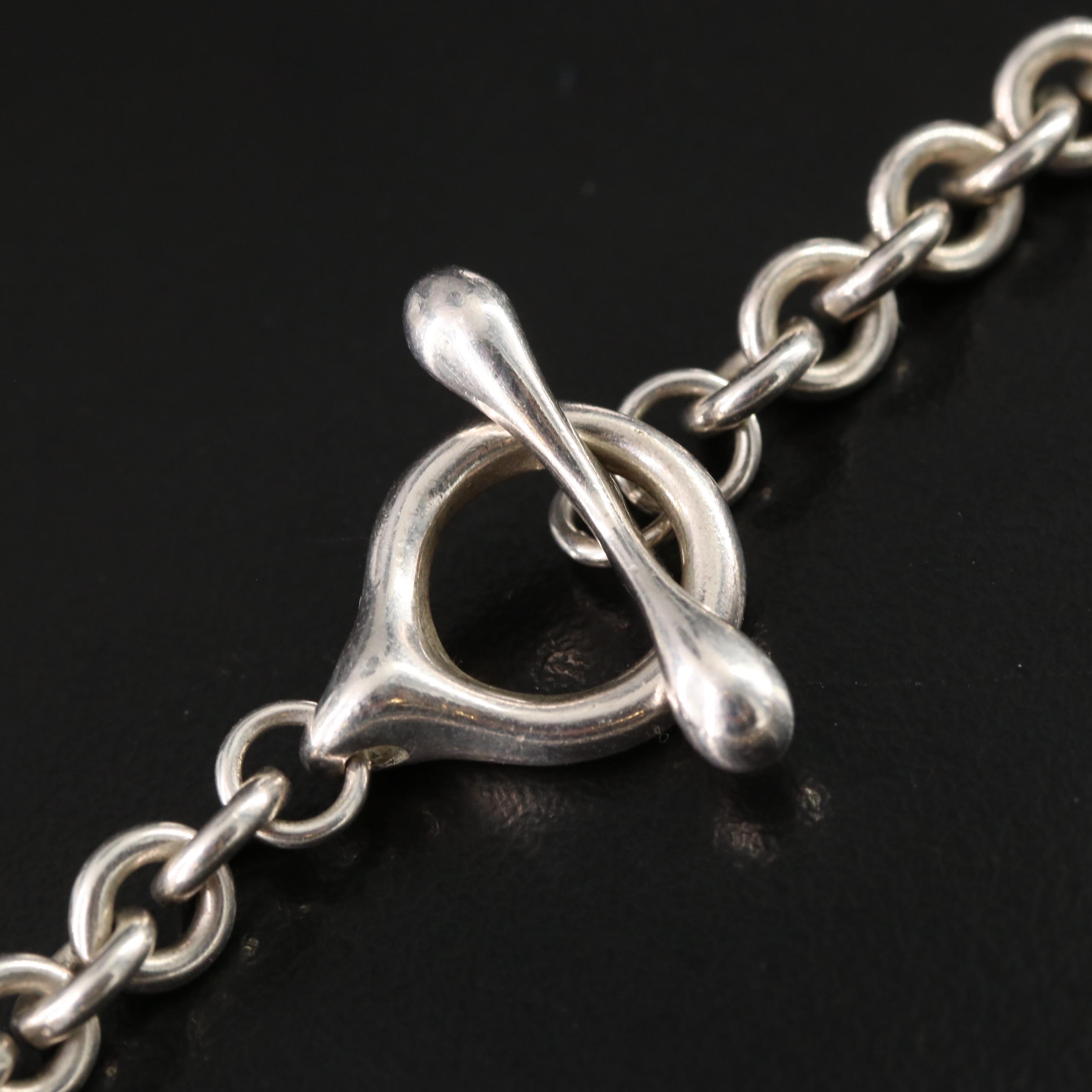 Tiffany & Co. Primrose Sterling and Amethyst Pendant Necklace