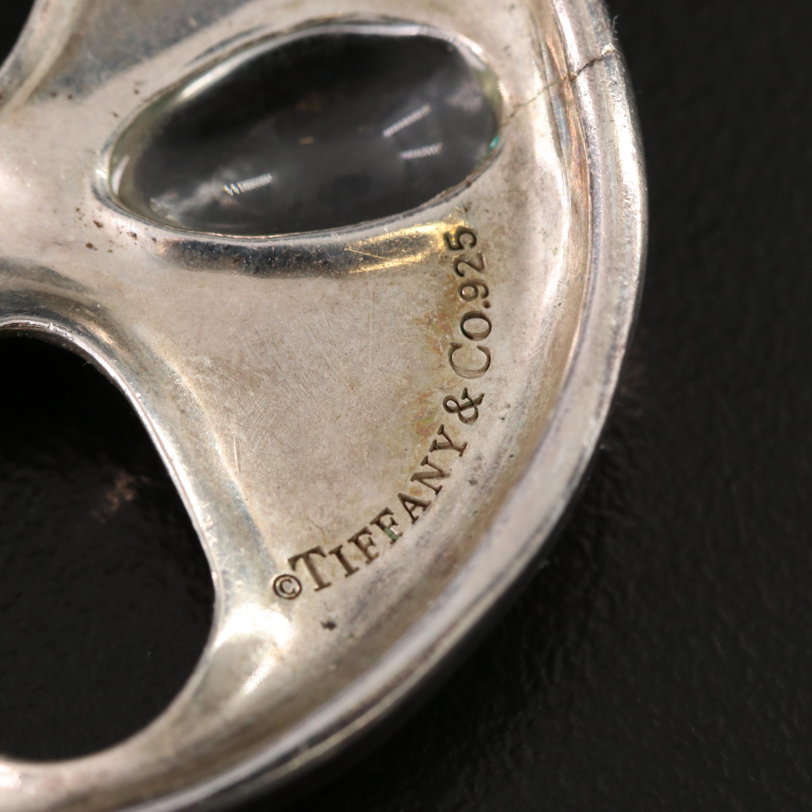 Tiffany & Co. Primrose Sterling and Amethyst Pendant Necklace