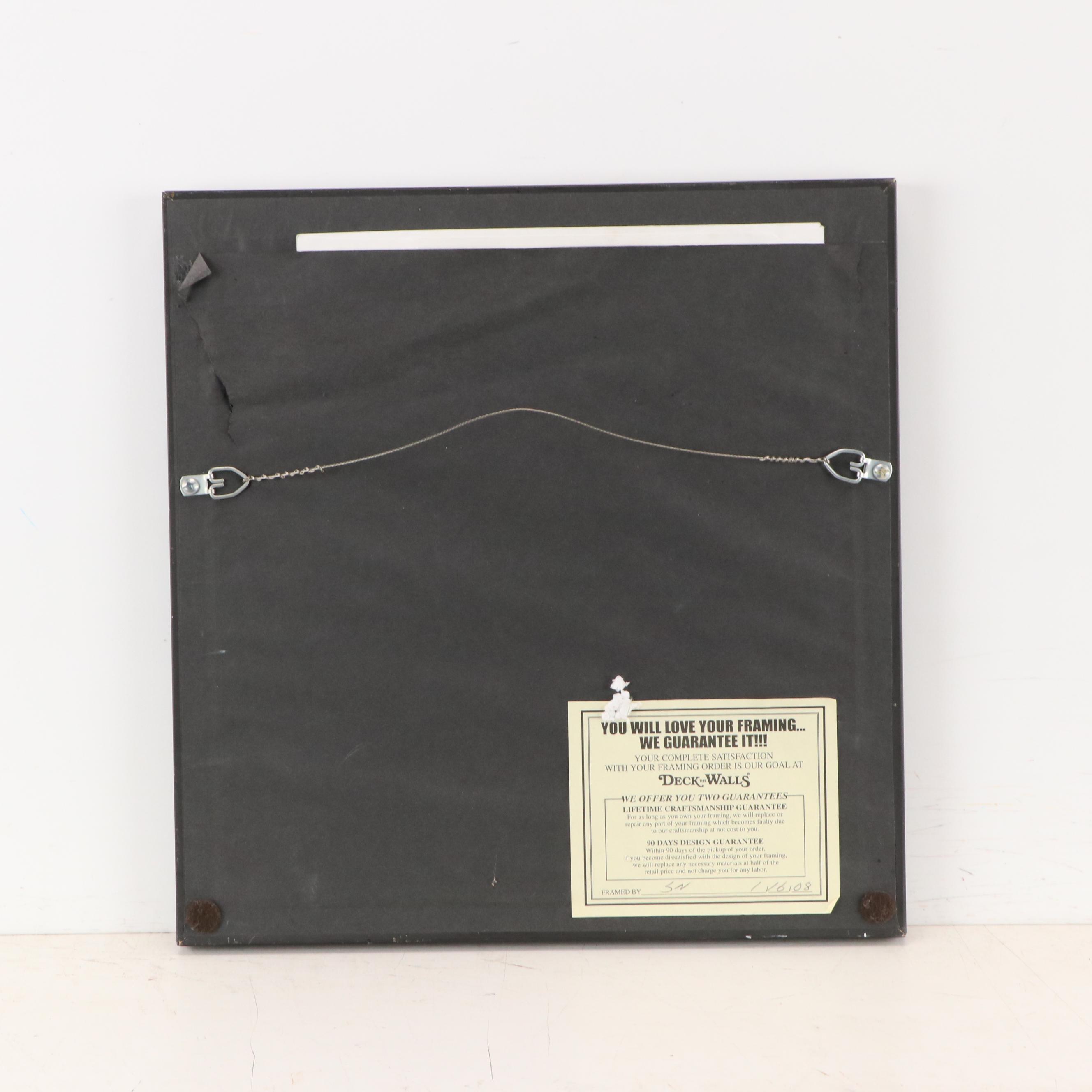 Offset Lithograph After Alfred Gockel "Blue on Blue"