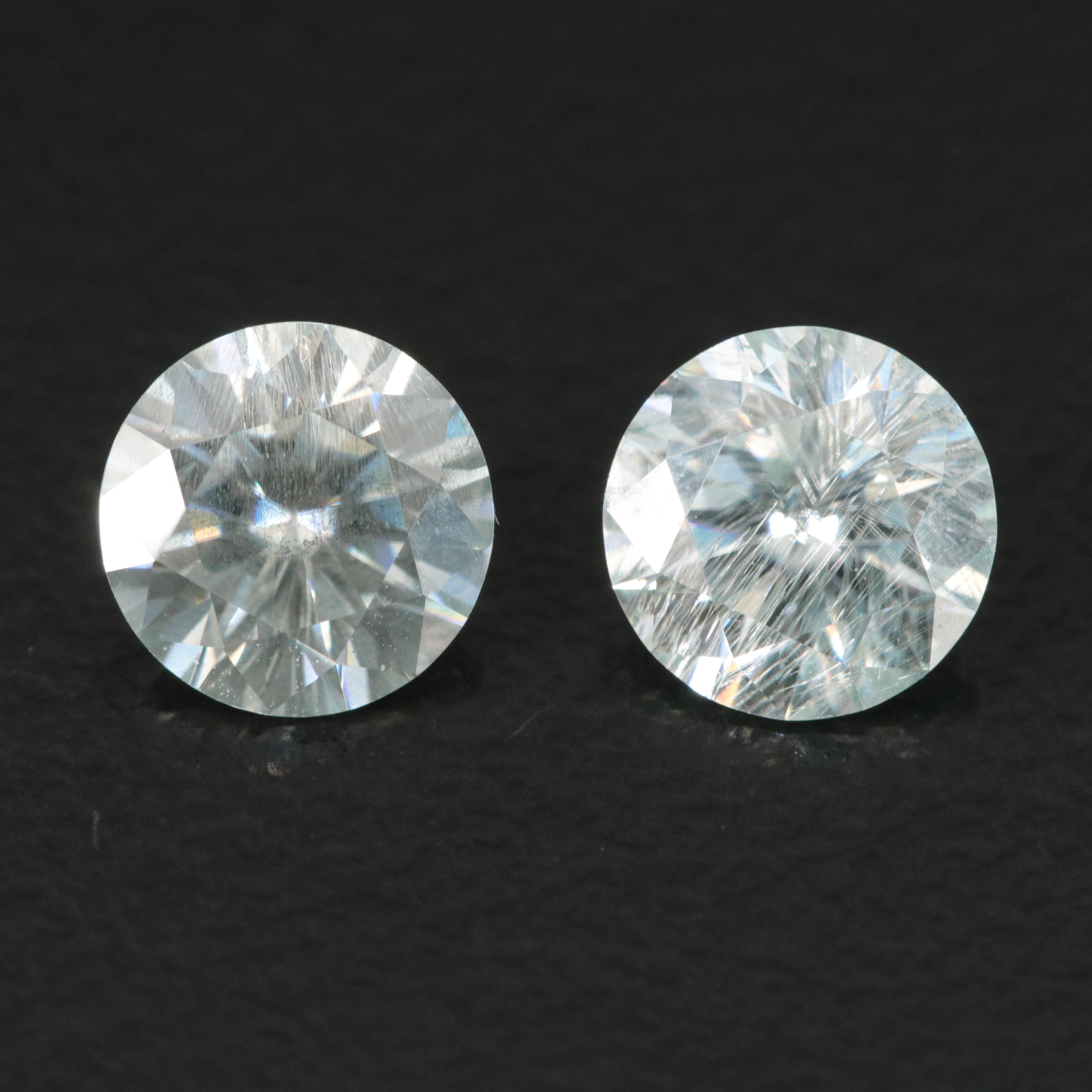 Loose Matched Pairs 1.85 CTW Moissanites