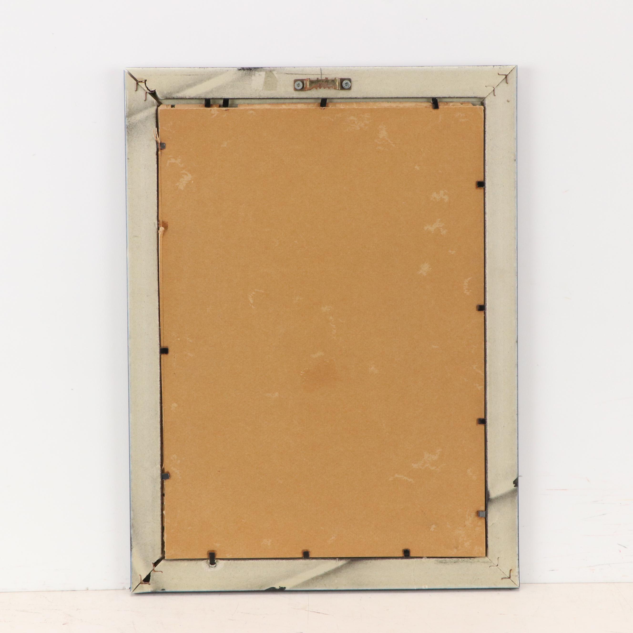 Ink Drawing of Young Woman, 20th Century