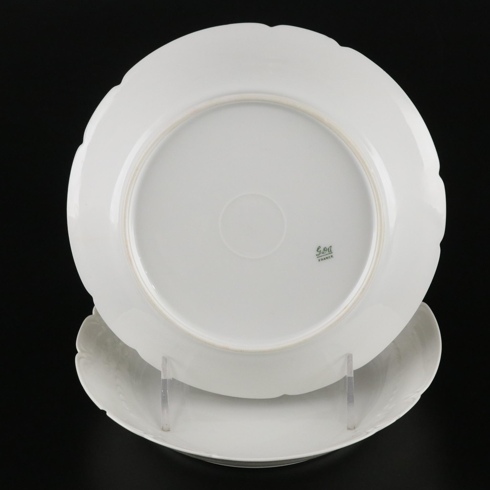 German & French White Porcelain Dishware