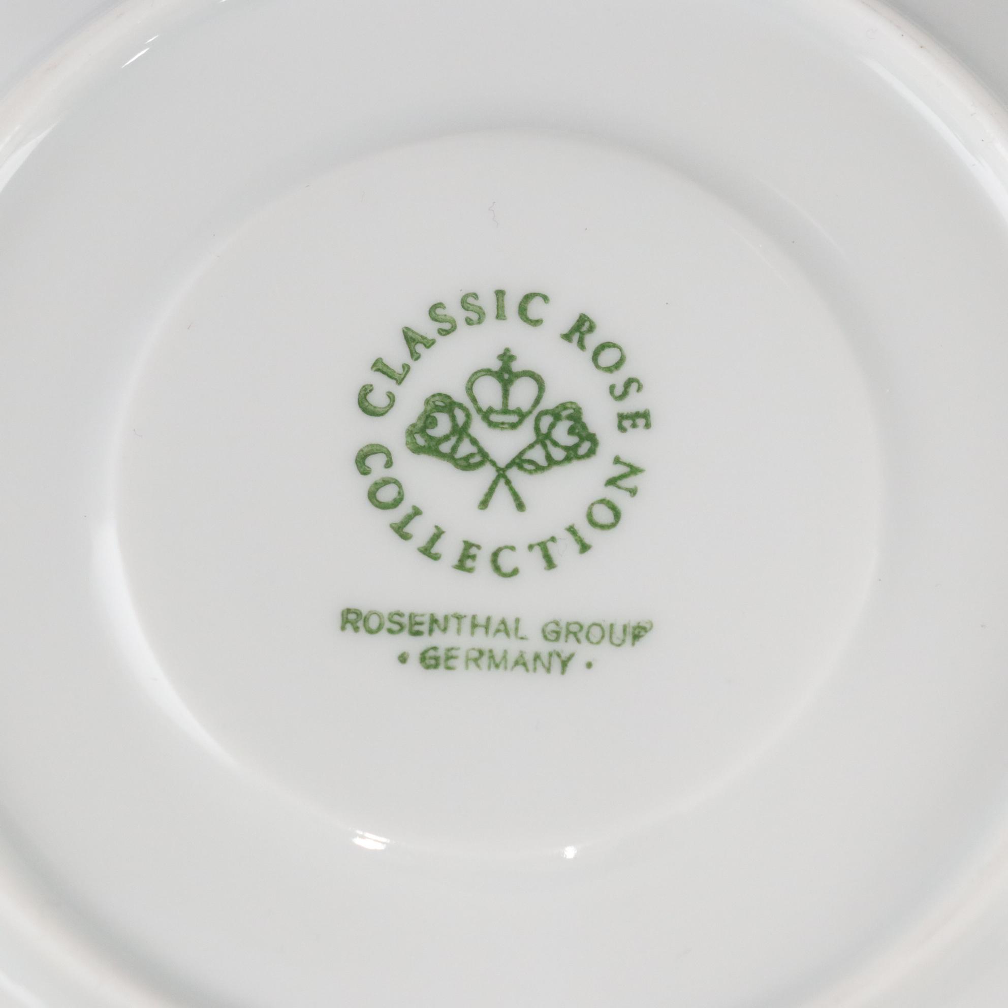 German & French White Porcelain Dishware